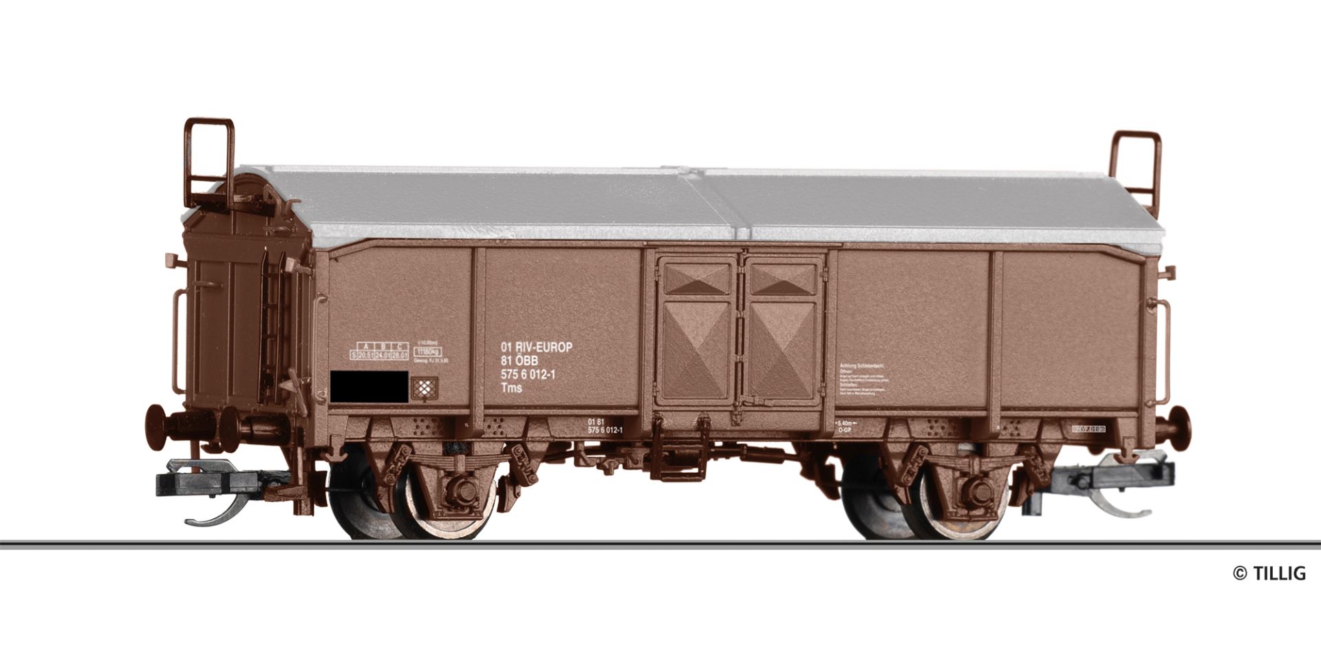 Tillig 17679 - Schiebedachwagen Tms, ÖBB, Ep.IV Tillig 17679 - Schiebedachwagen Tms, ÖBB, Ep.IV