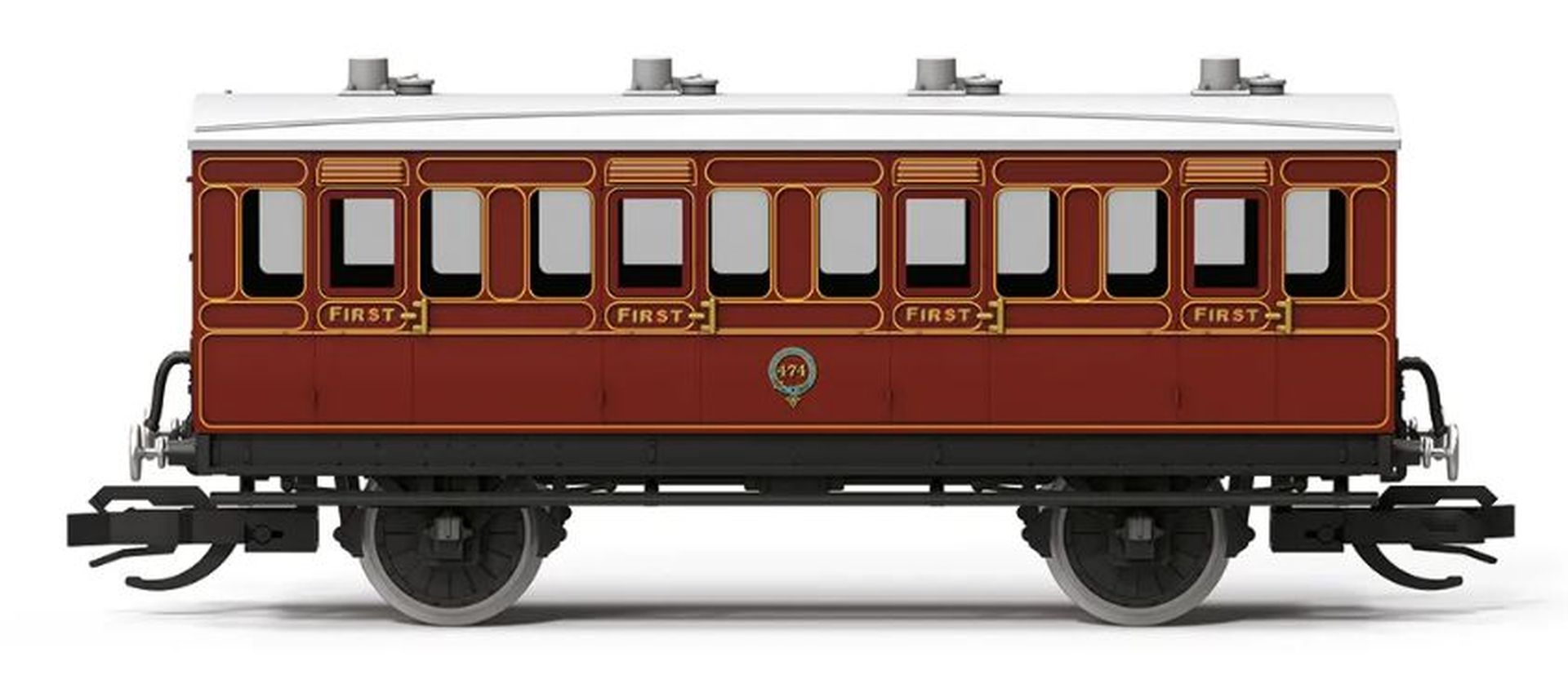 Hornby TT4055 - Personenwagen 4 Wheel Coach 1st Class, LB&SCR, Ep.I
