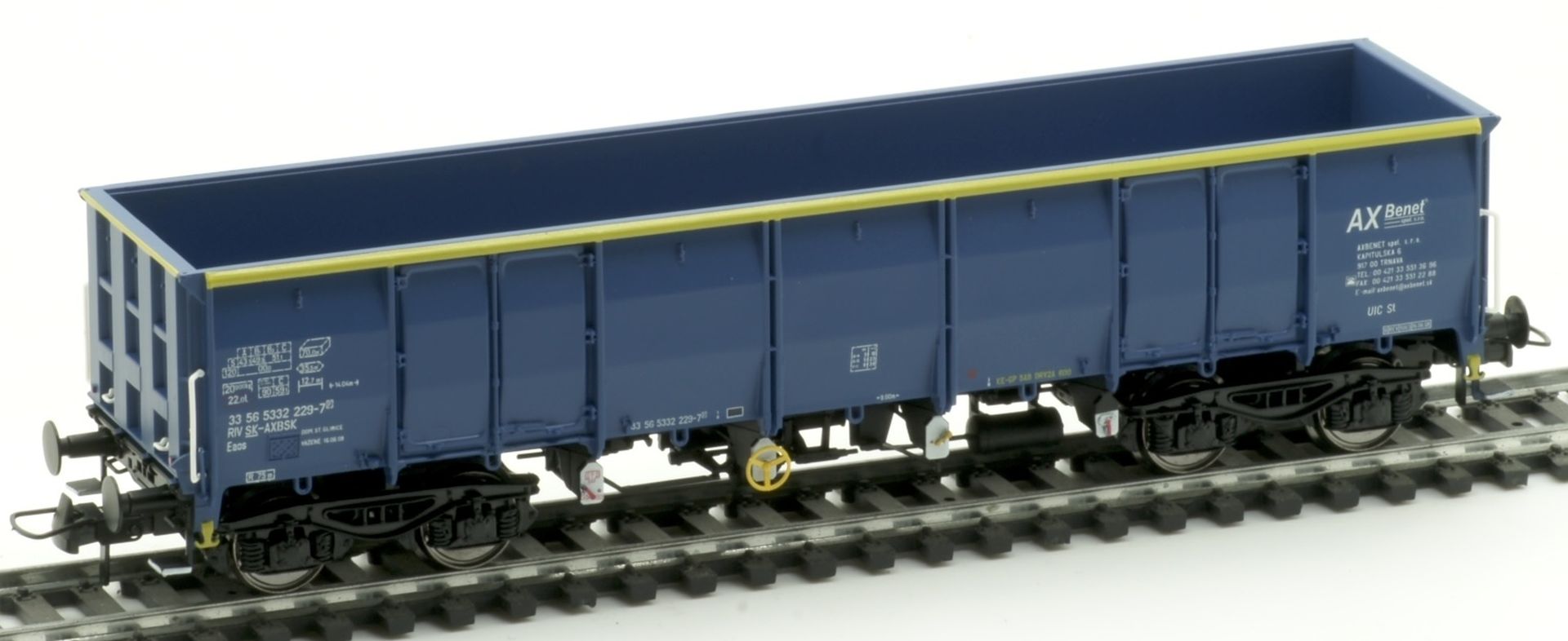 Albert Modell 533012 - Offener Güterwagen Eaos, SK-AXBSK, Ep.VI