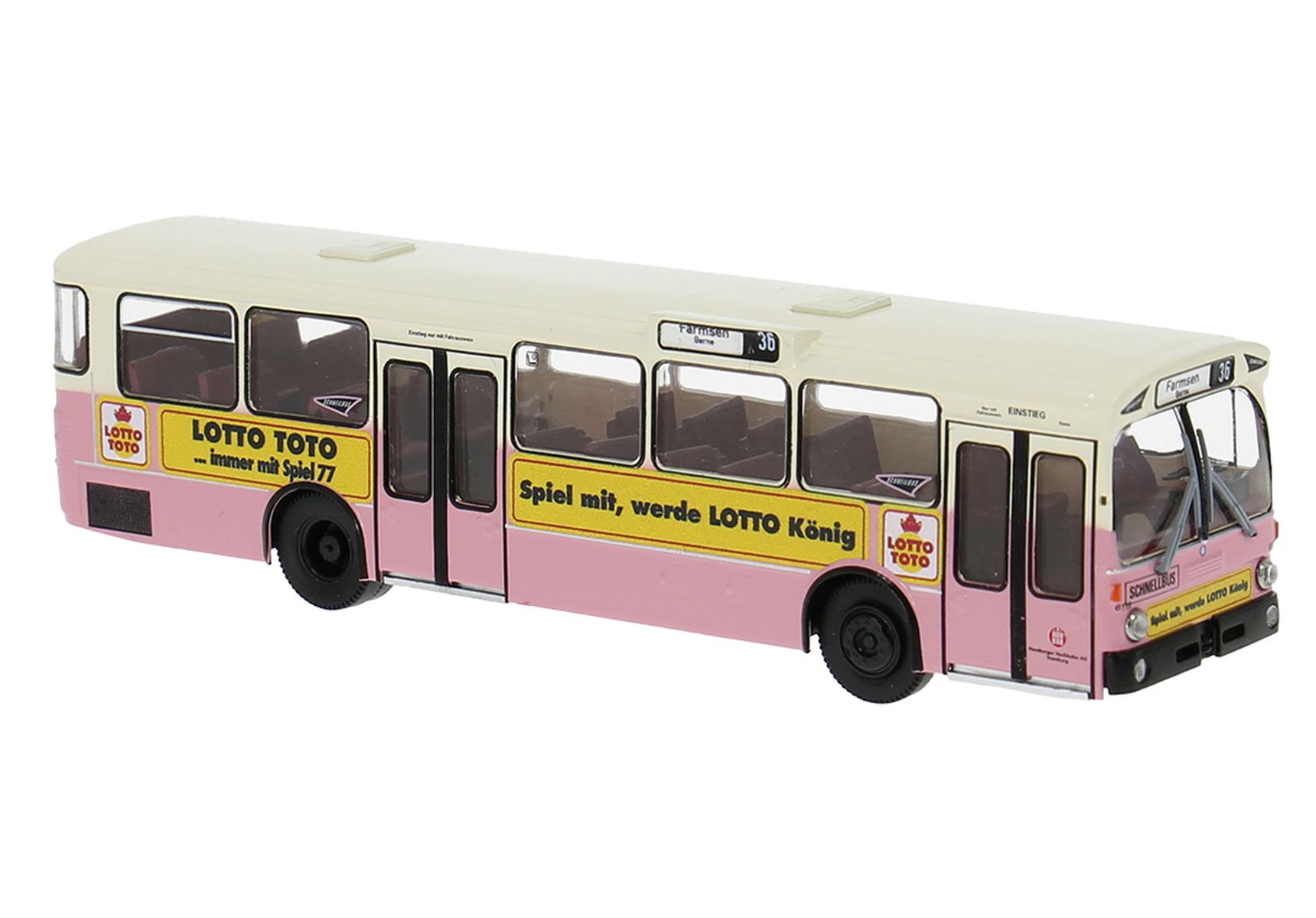 Brekina 50834 - MB O305 Schnellbus "Lottokönig" der HHA