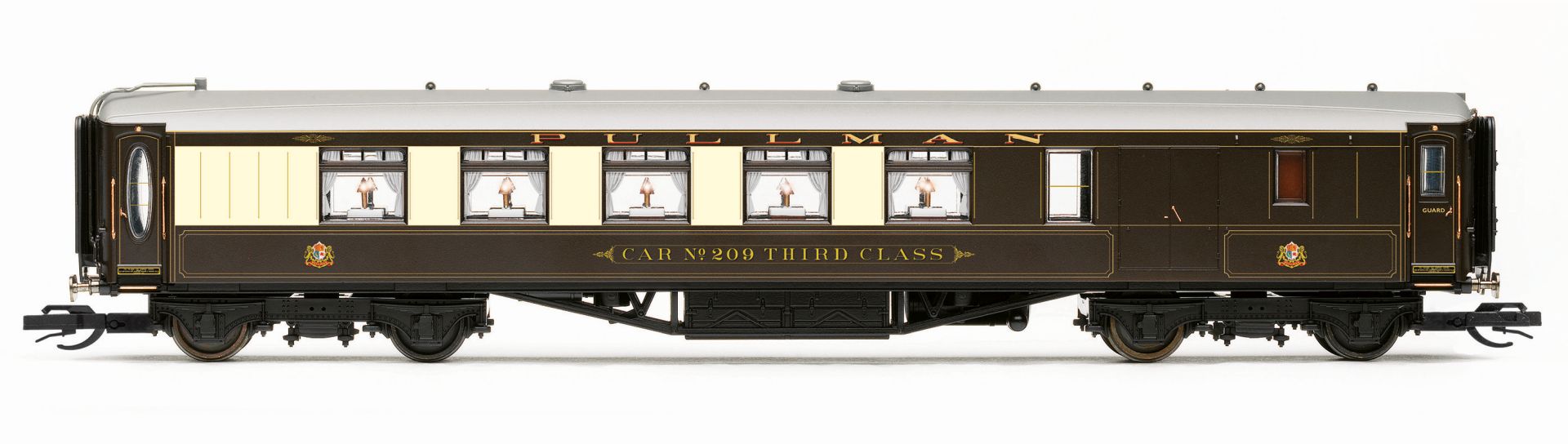 Hornby TT4004C - Personenwagen Third Class Brake Car Car 209 Third Class, Pullman, Ep.II