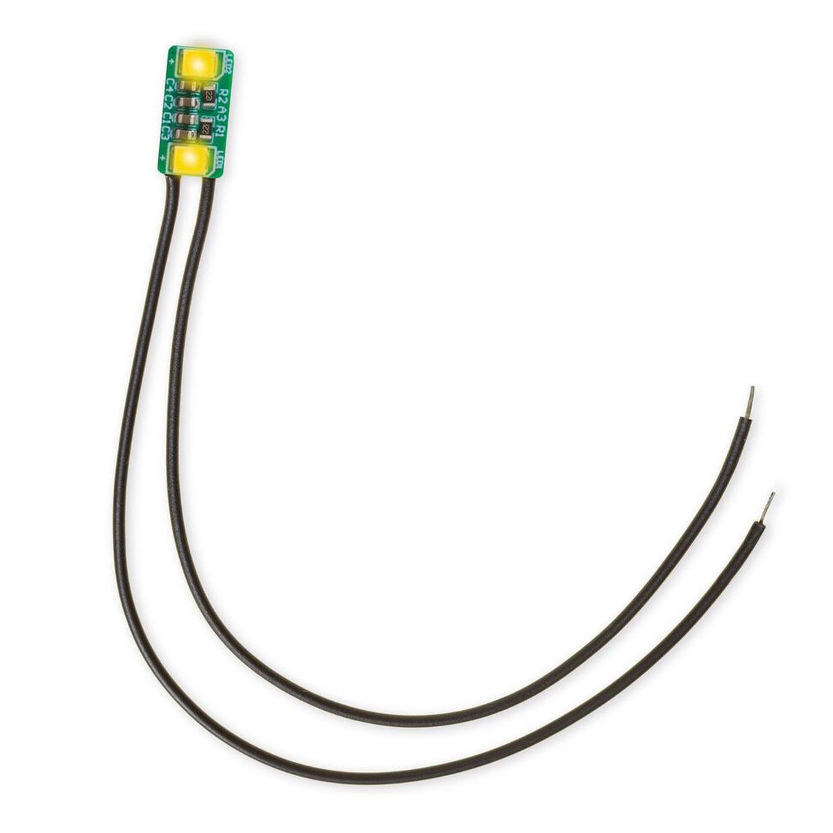 Noch 51286 - micro-rooms Doppel-LED, warm-weiß, Gebäude-Innenbeleuchtung, 8 Stück