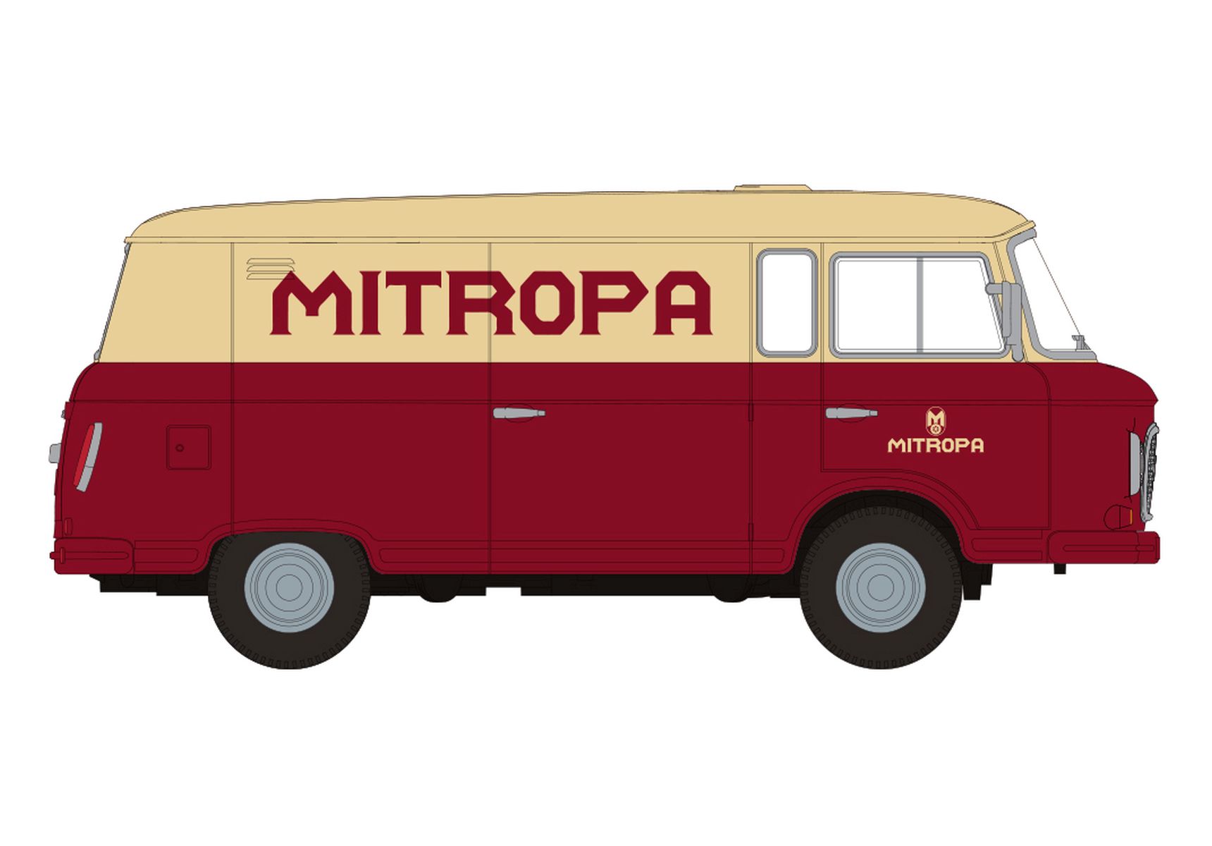 Brekina 30129 - Barkas B1000Van "Mitropa"