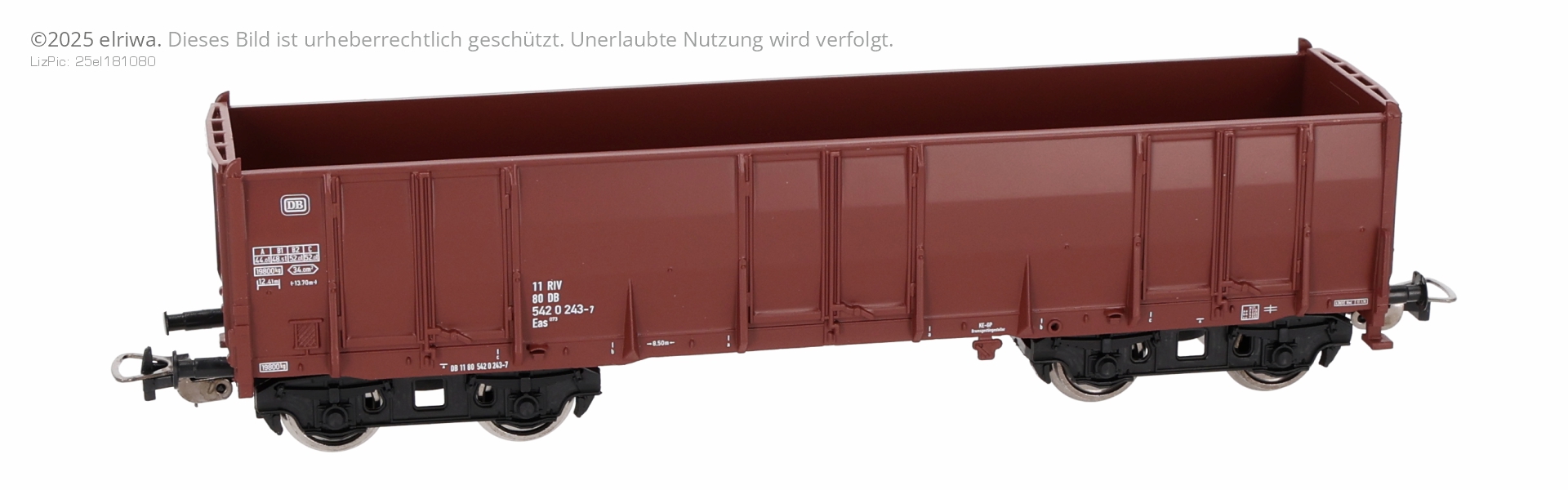 Piko 72251 - Hochbordwagen Eaos, DB, Ep.IV, Betriebnummer 5