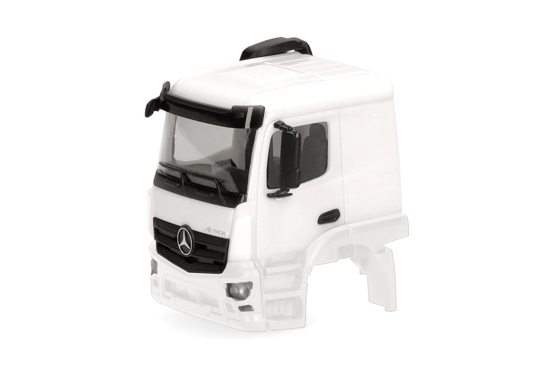 Herpa 086257 - Fahrerhaus Mercedes-Benz Actros Classicspace, weiß (2 Stück)