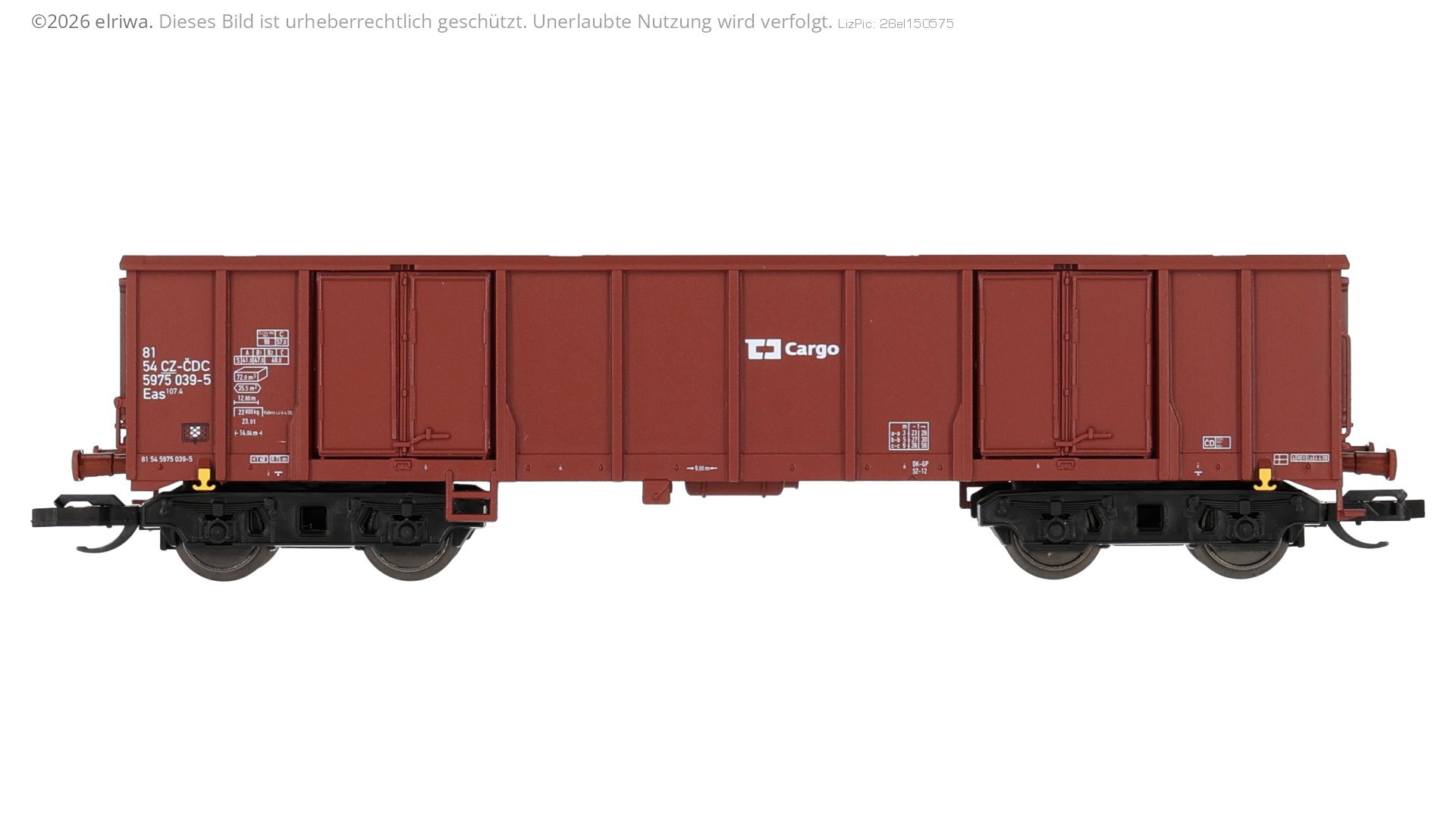 Tillig 502566 - Offener Güterwagen Eas, CD-Cargo, Ep.VI
