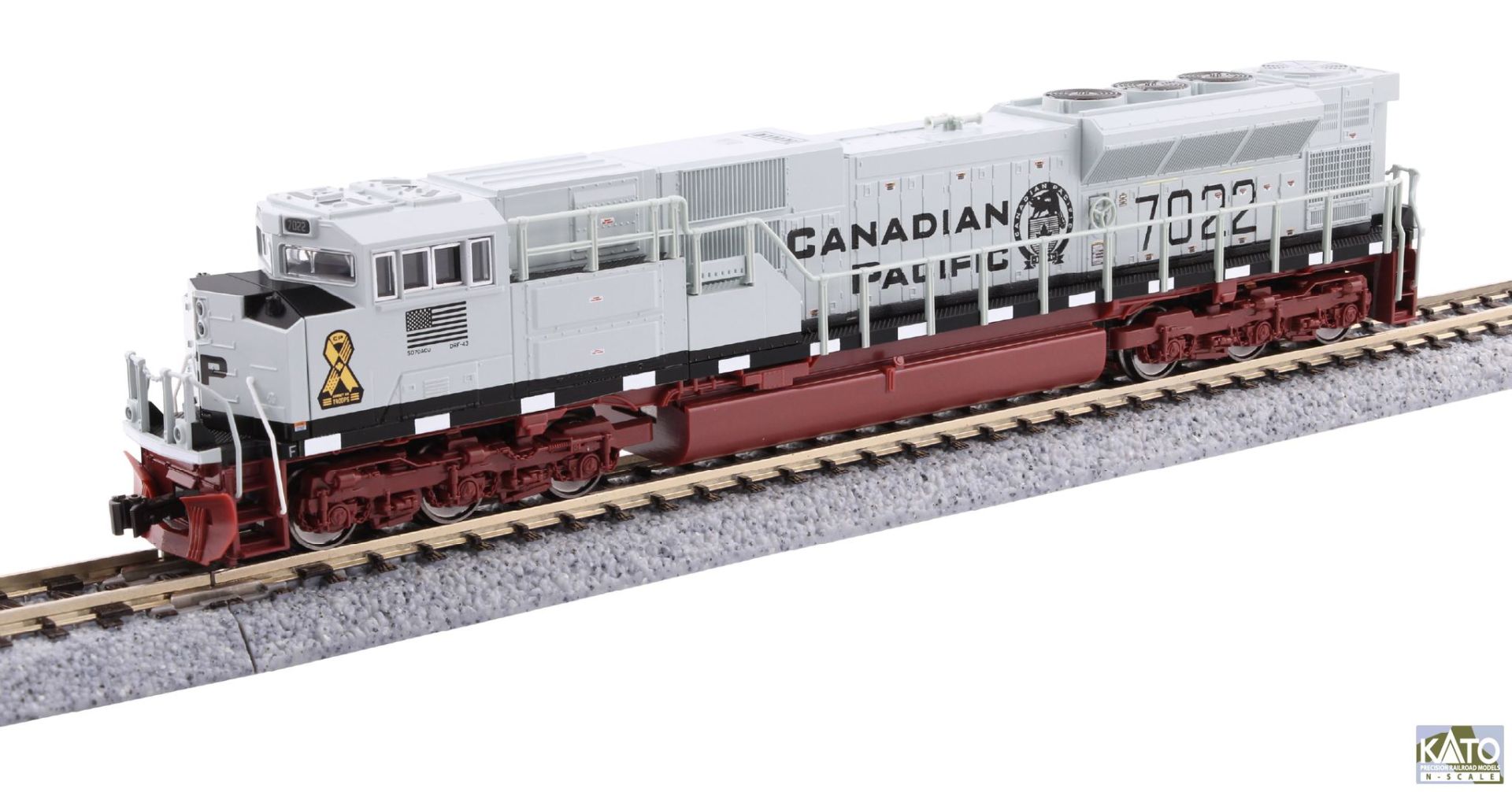 Kato K176-8543 - Diesellok EMD SD70ACu, CP, Ep.VI, #7022 (Navy, grey)