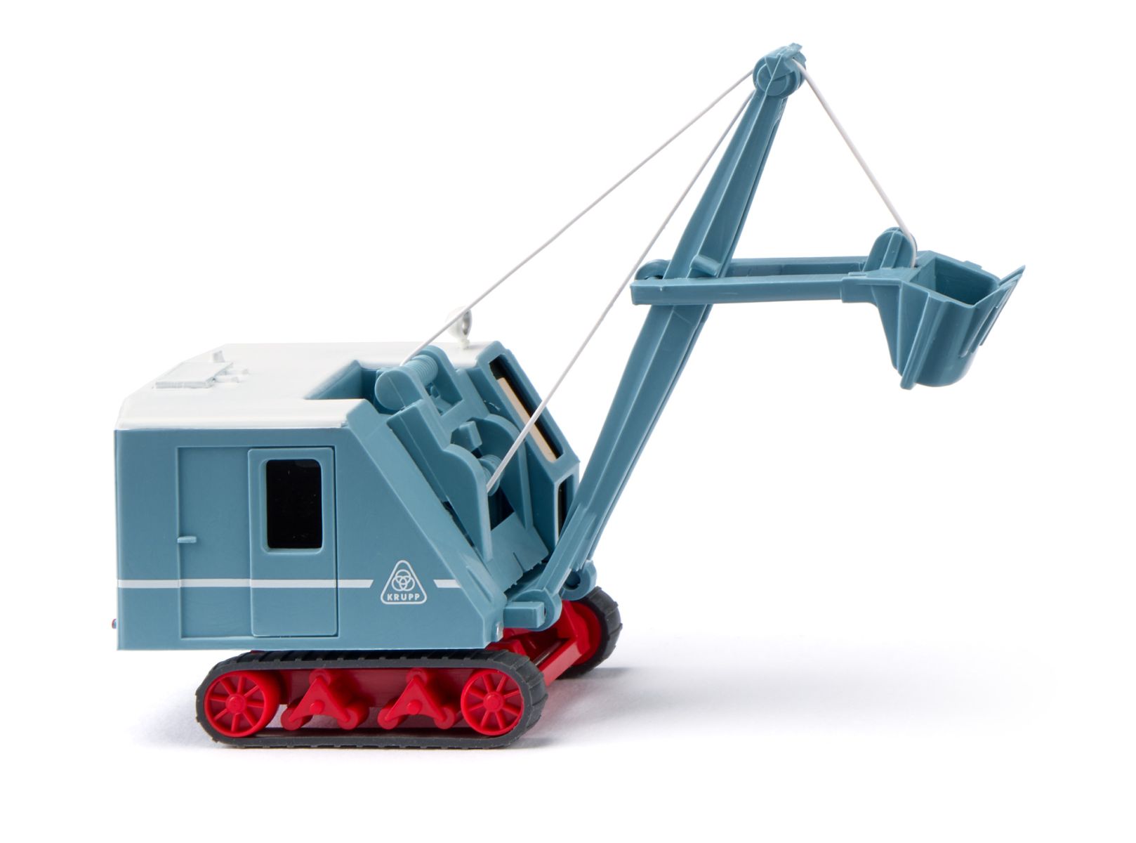Wiking 066049 - Raupenseilbagger (Krupp Ardelt) - pastellblau