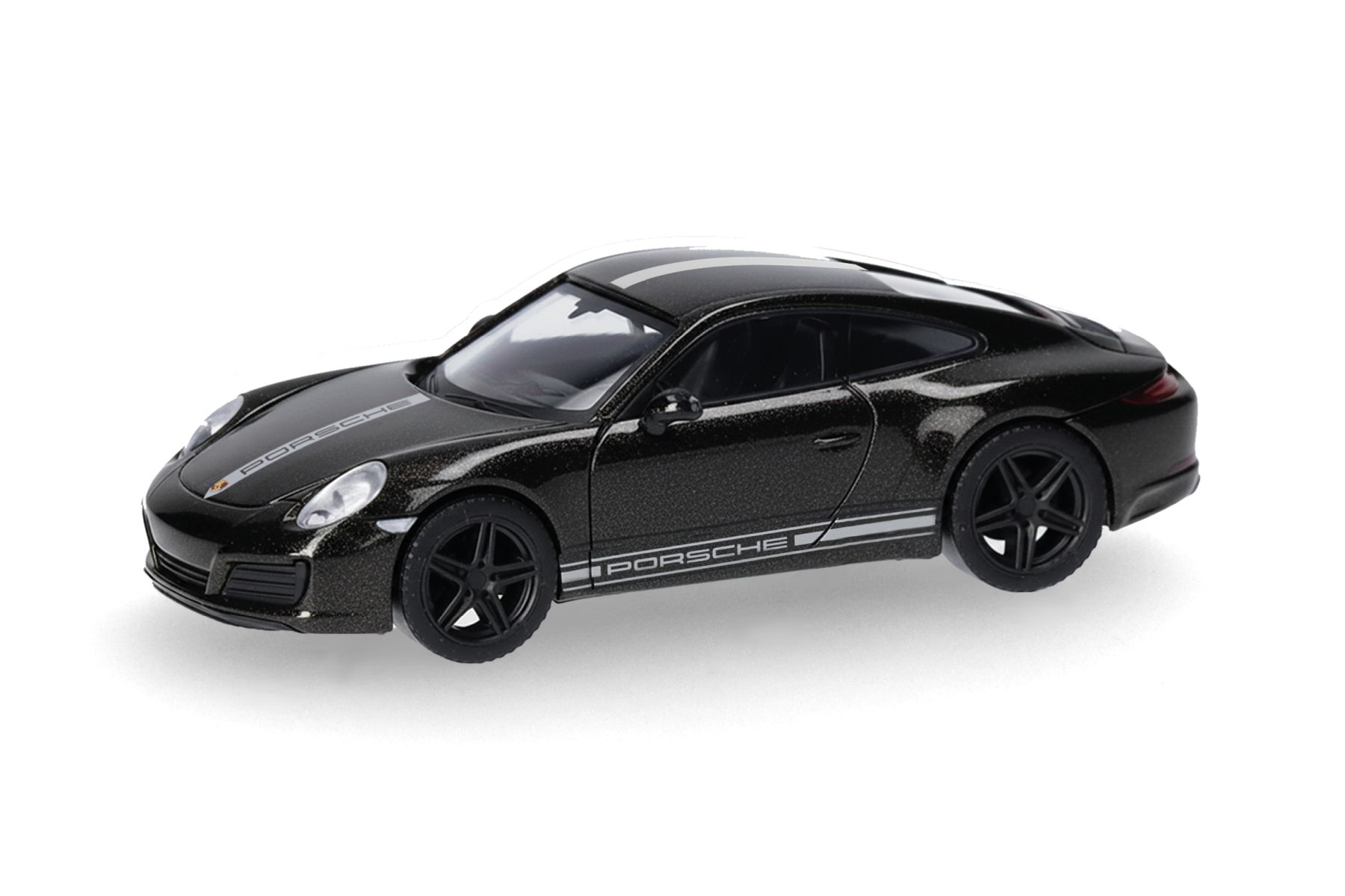 Herpa 430418-003 - Porsche 911 Carrera 4S, schwarzmetallic