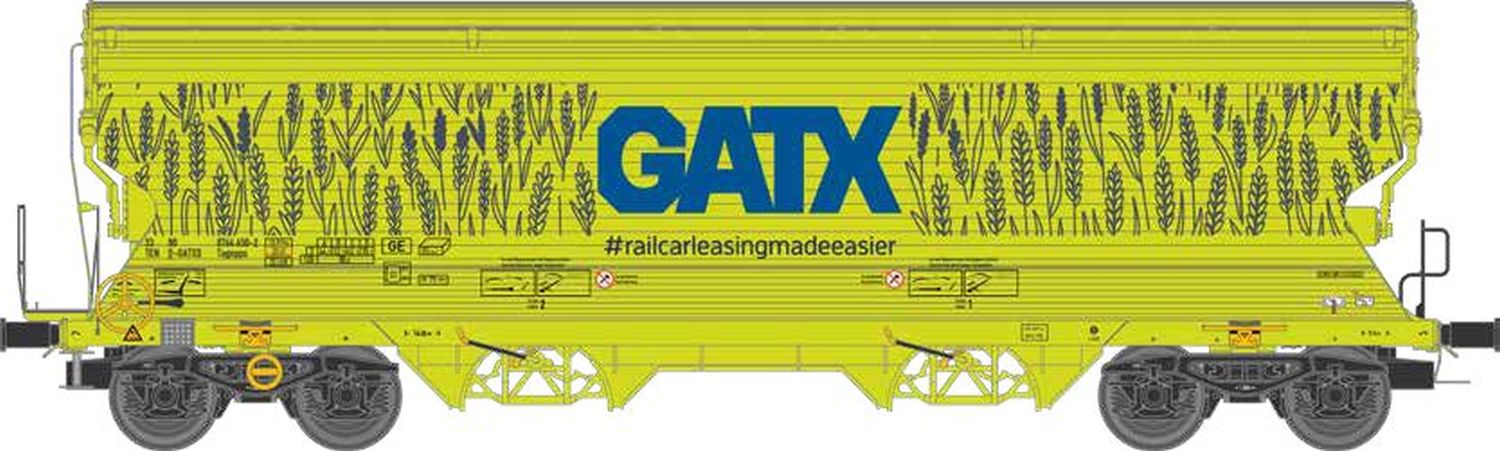 nme 525610 - Getreidewagen Tagnpps 95m³, GATX, Ep.VI