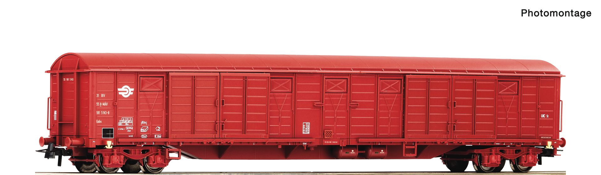 Roco 6600129 - Gedeckter Güterwagen Gabs, MAV, Ep.V-VI