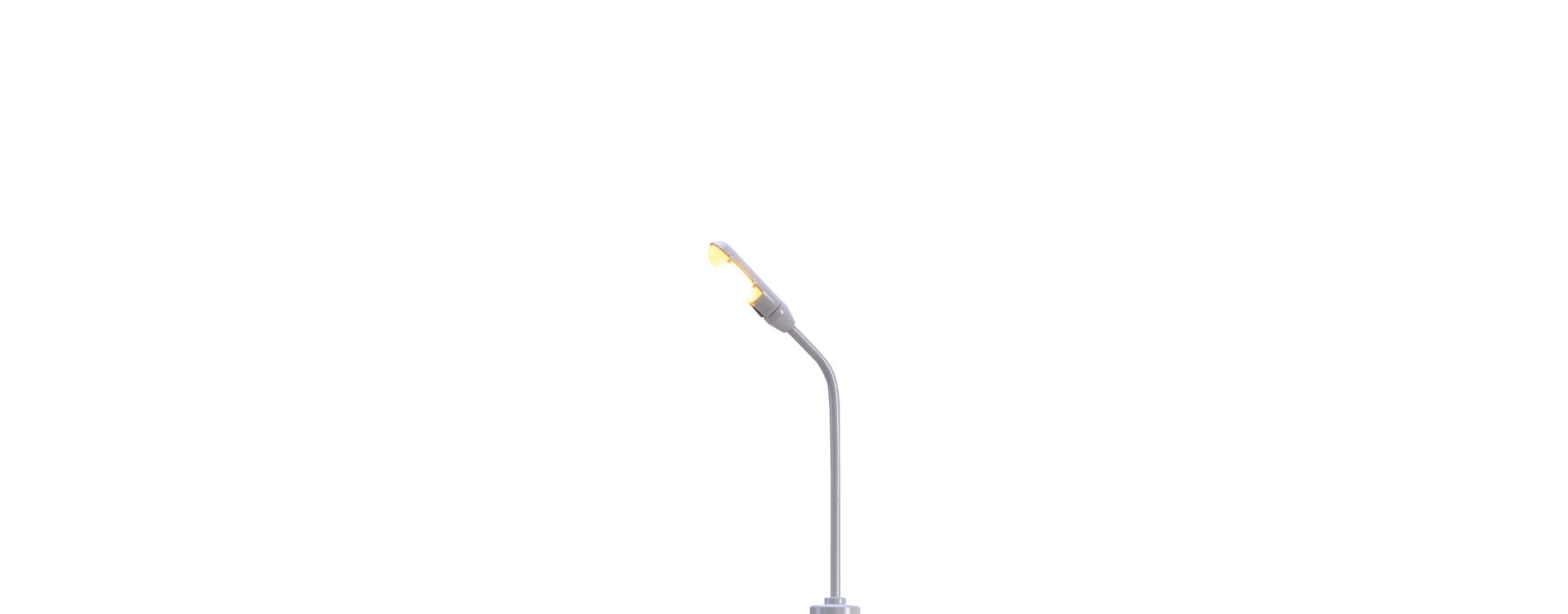 Brawa 83000 - Peitschenleuchte mit Stecksockel und LED, H= 48mm
