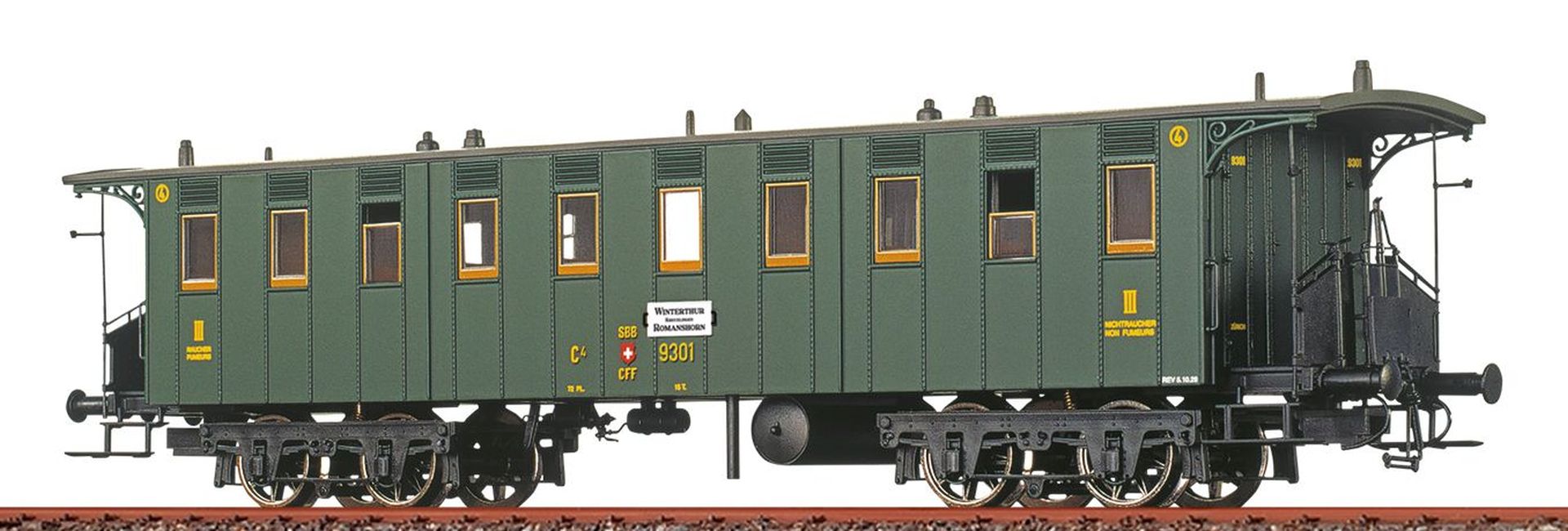 Brawa 45714 - Personenwagen C4, SBB, Ep.II