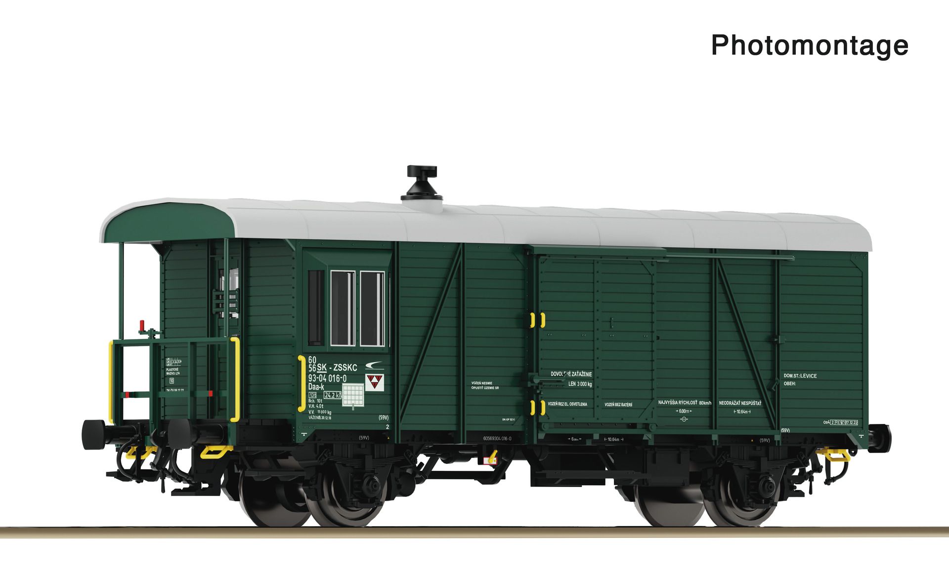 Roco 6680044 - Güterzugbegleitwagen Daa-k, ZSSK-Cargo, Ep.VI