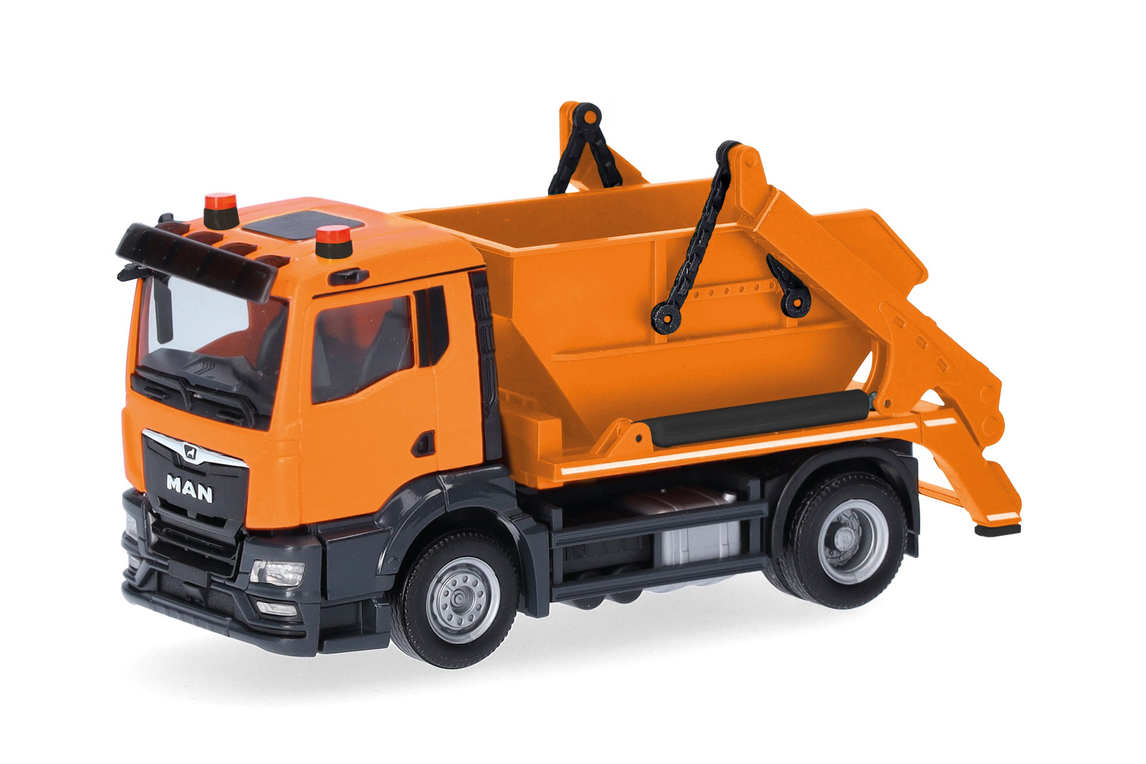 Herpa 319768 - MAN TGS NN Absetzkipper AK12, kommunalorange