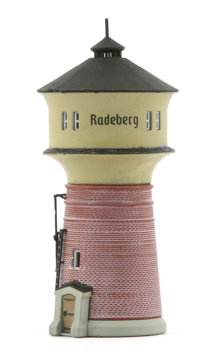 Radestra 414521 - Wasserturm 'Radeberg', Höhe 90 mm, coloriertes Fertigmodell
