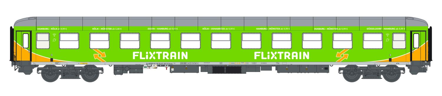L.S. Models 58501 - Liegewagen Bvcmz 248.5, Flixtrain, Ep.VI