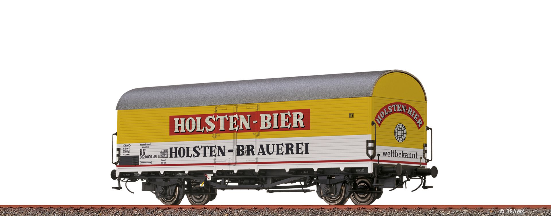 Brawa 50948 - Kühlwagen Ibdlps383 "Holsten-Edel", DB, Ep.IV