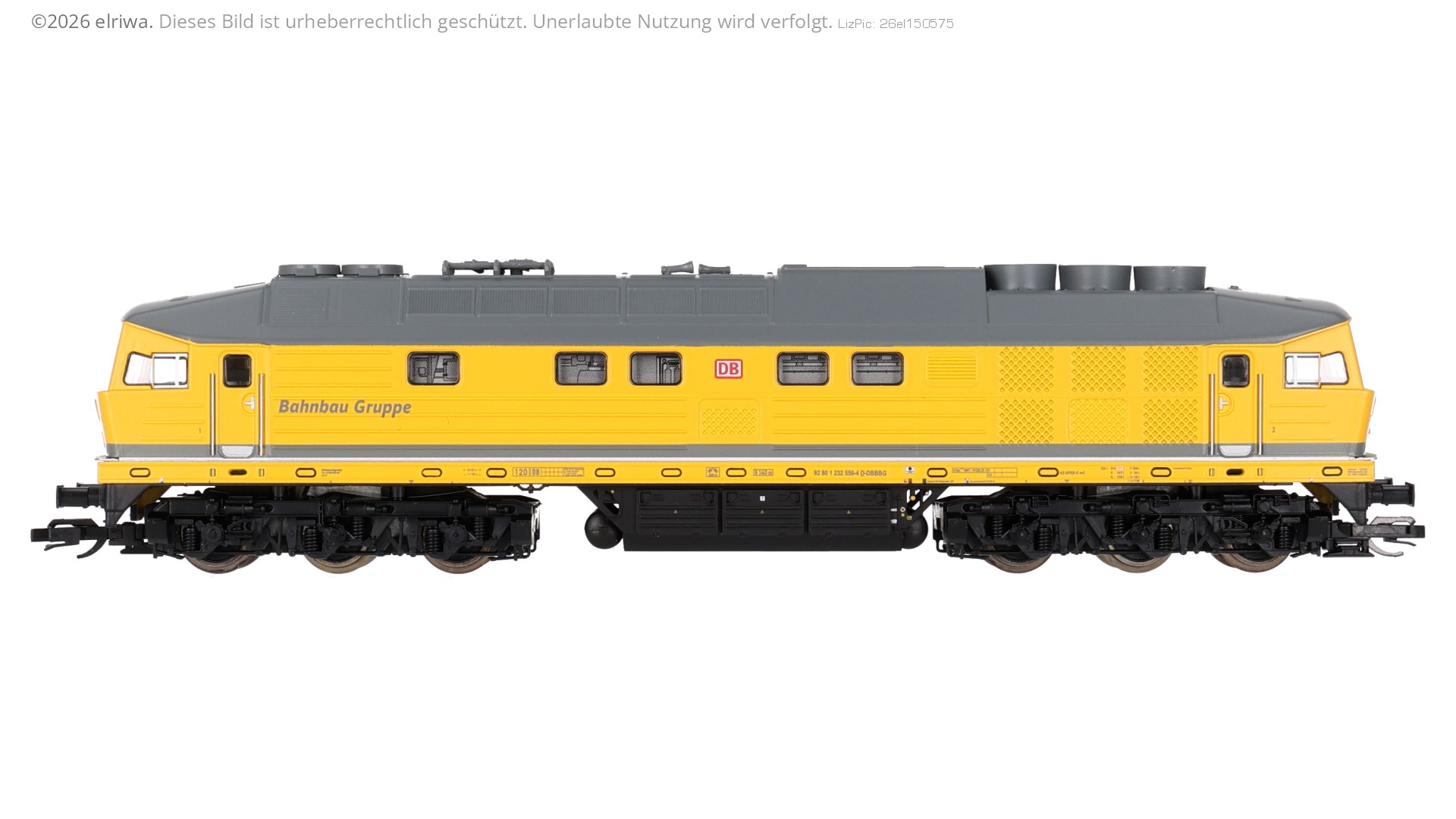 Roco 7380024 - Diesellok 232 550-4, DB-Bahnbau Gruppe, DBAG, Ep.VI