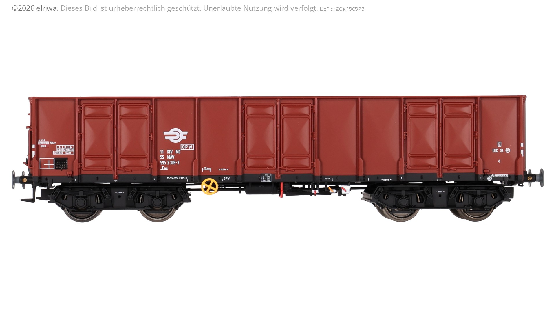 Albert Modell 595030 - Offener Güterwagen Eas, MAV, Ep.IV