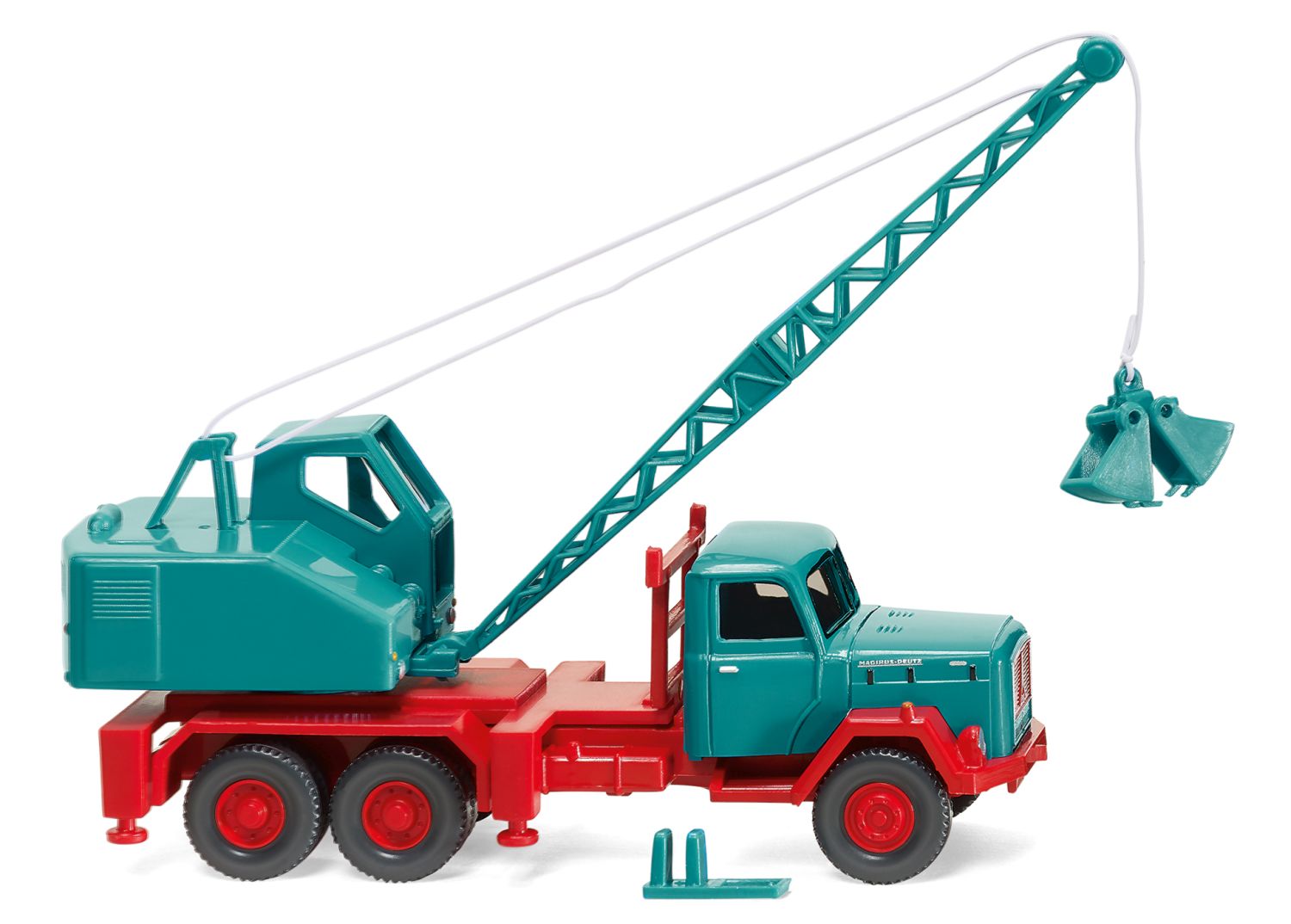 Wiking 066204 - Kranwagen (Magirus/Fuchs) - wasserblau