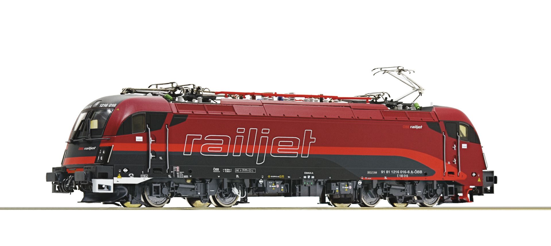 Roco 7510182 - E-Lok 1216 016-6, Railjet, ÖBB, Ep.VI, DC-Sound