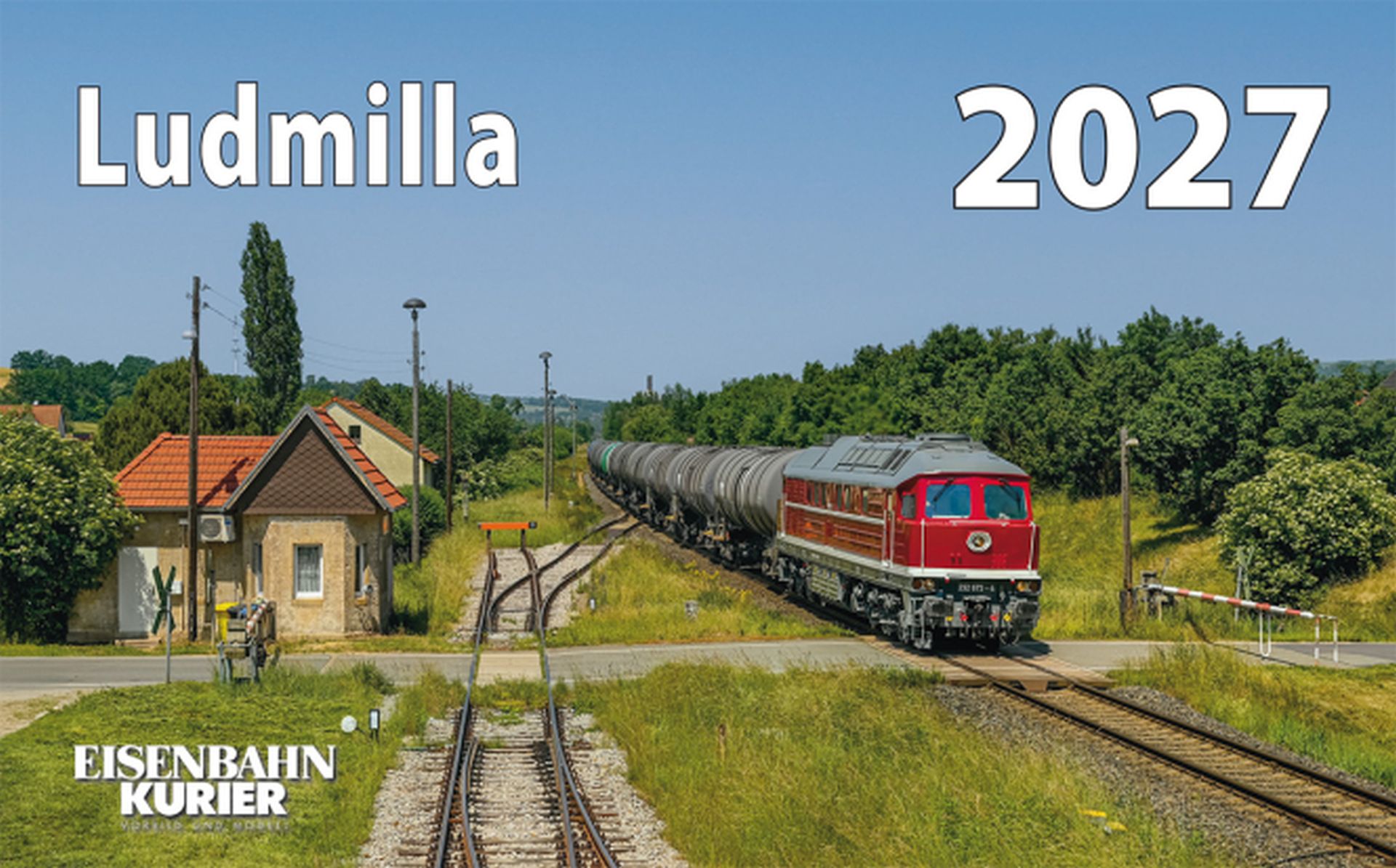 EK-Verlag 5975 - Kalender Ludmilla 2027 – Kalender zur Kult-Diesellok