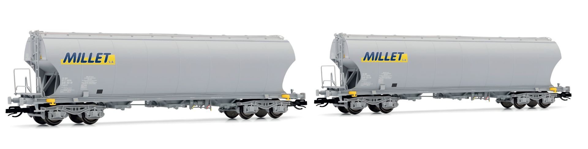 Arnold HN9763 - 2er Set Getreidesilowagen F-MSA, MILLET, Ep.VI