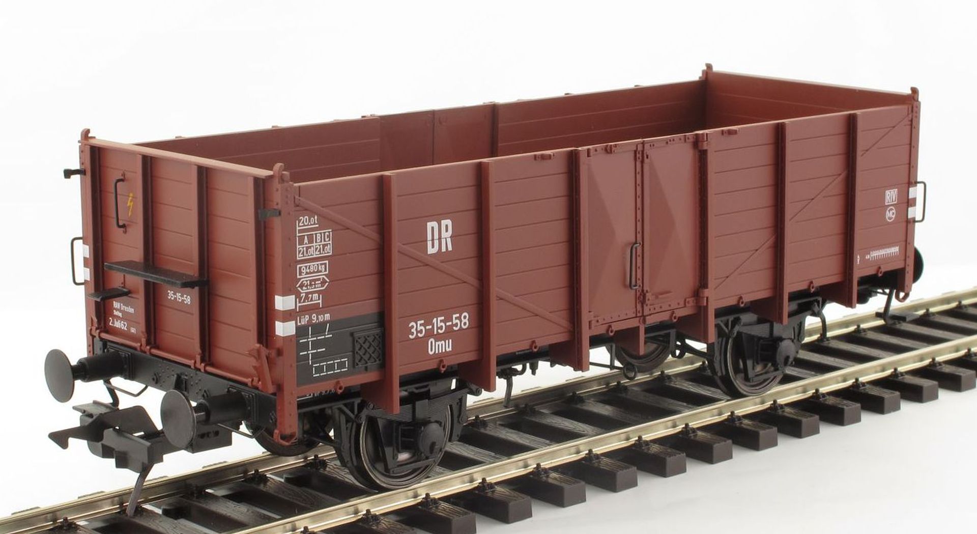 Lenz 42110-19 - Hochbordwagen Om12, DR, Ep.III, 35-15-58