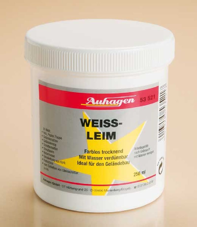 Auhagen 53521 - Weißleim, farblos, 250ml