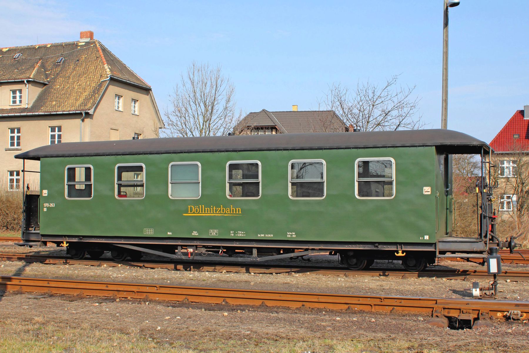 Bemo 3020897 - Modernisierungswagen 970-263, Döllnitzbahn, SDG, Ep.VI