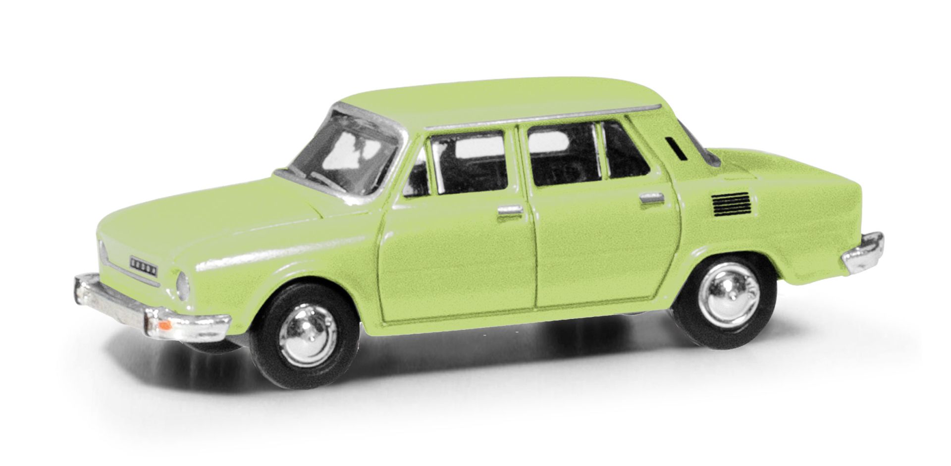 Herpa Modellauto Skoda 110L Lindgrün - Detailgetreue Miniatur 1:120 Made In Germany Für Sammler