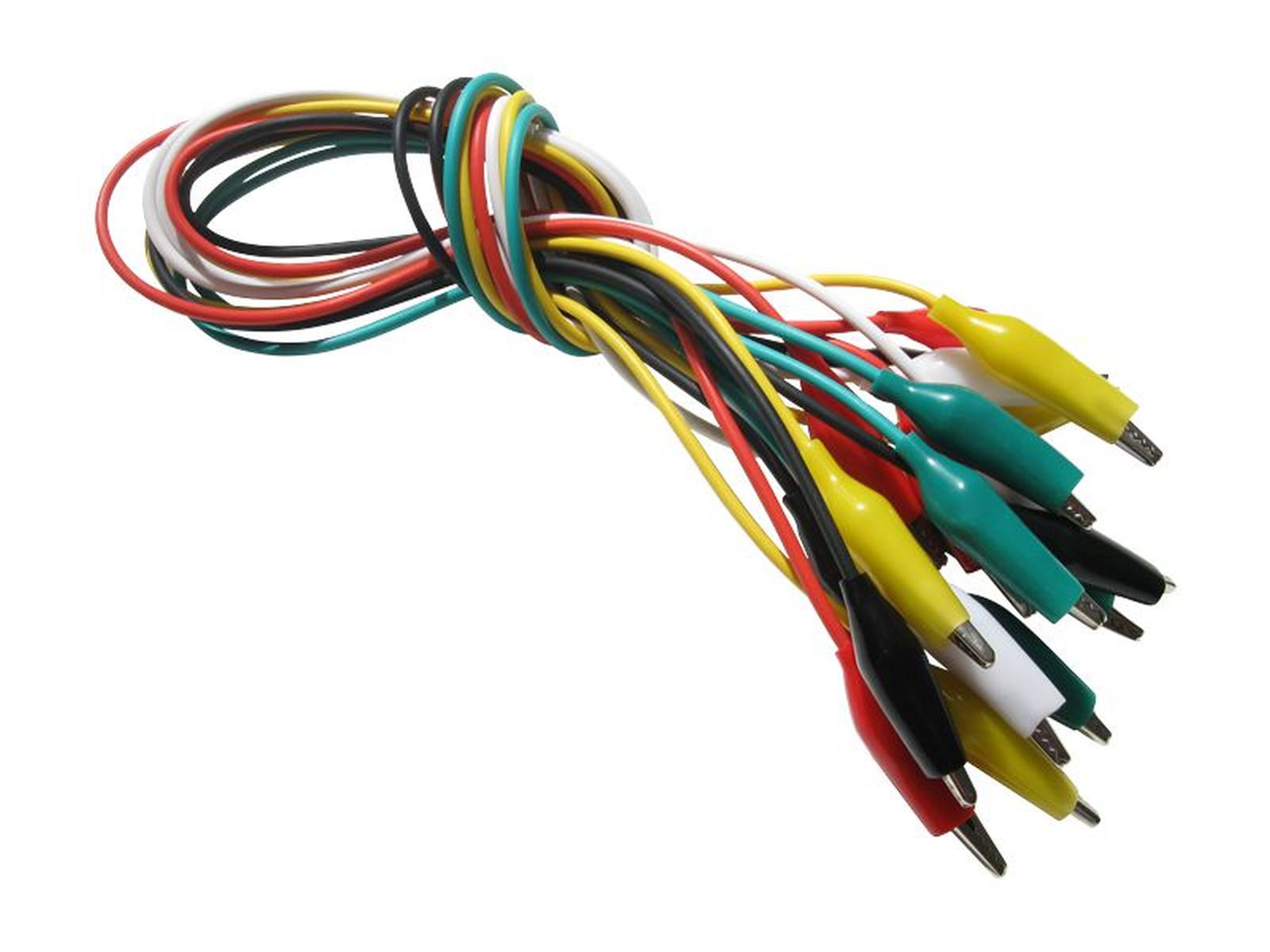 Schönwitz 11151 - Krokoklemmen Krokodilklemmen Messkabel 10er Set