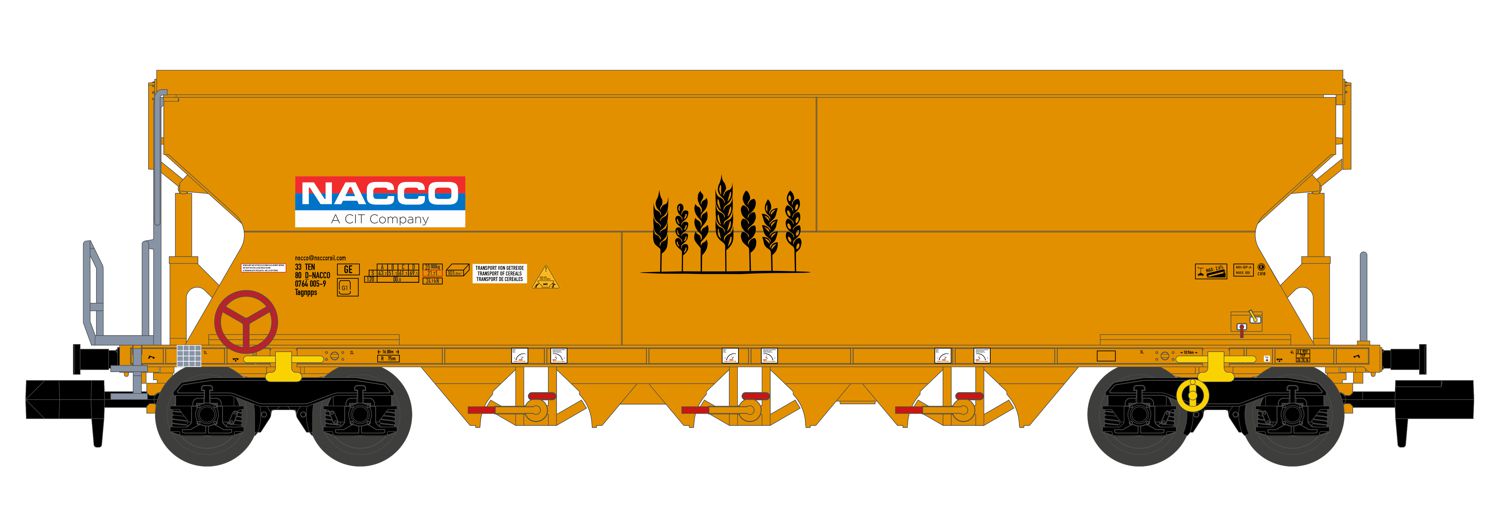 nme 211606 - Getreidewagen Tagnpps 101m³, NACCO, Ep.VI
