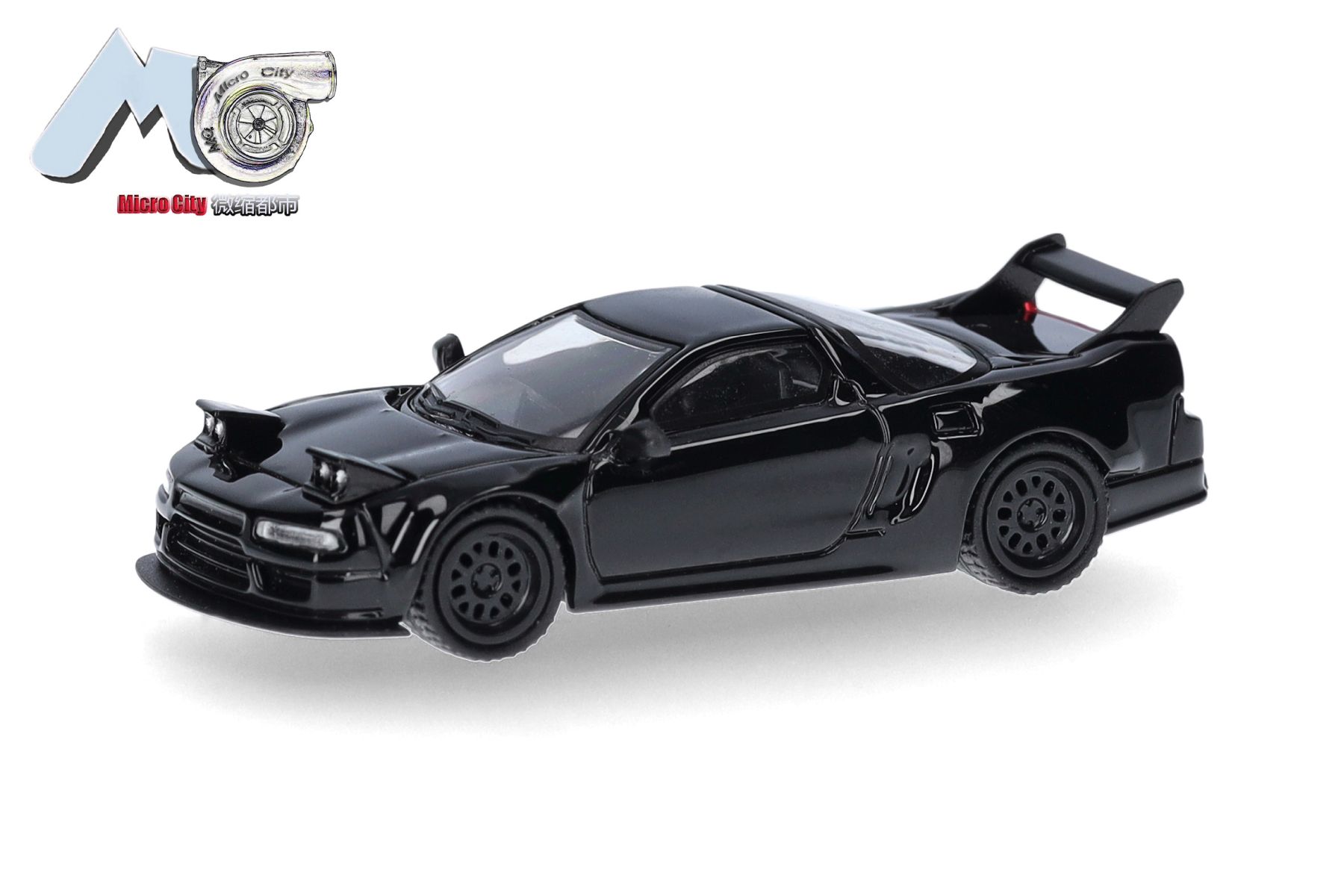 Herpa 87MC000111 - MicroCity: Honda NSX, schwarz