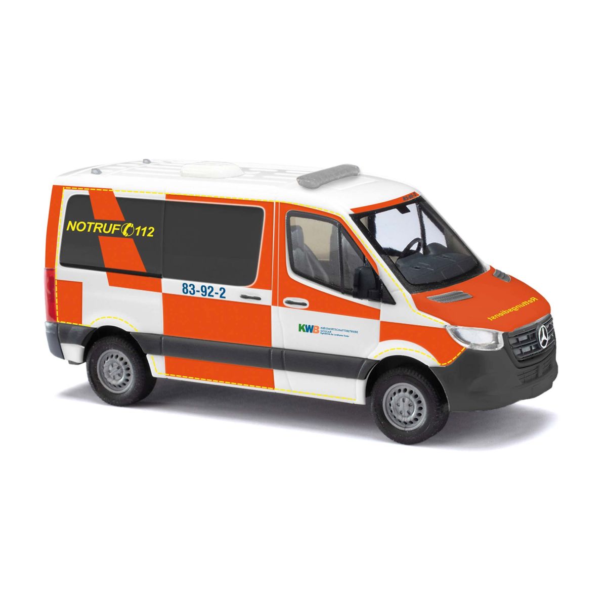 Busch 53472 - Mercedes-Benz Sprinter kurz Feuerwehr Goslar KWB, 2018