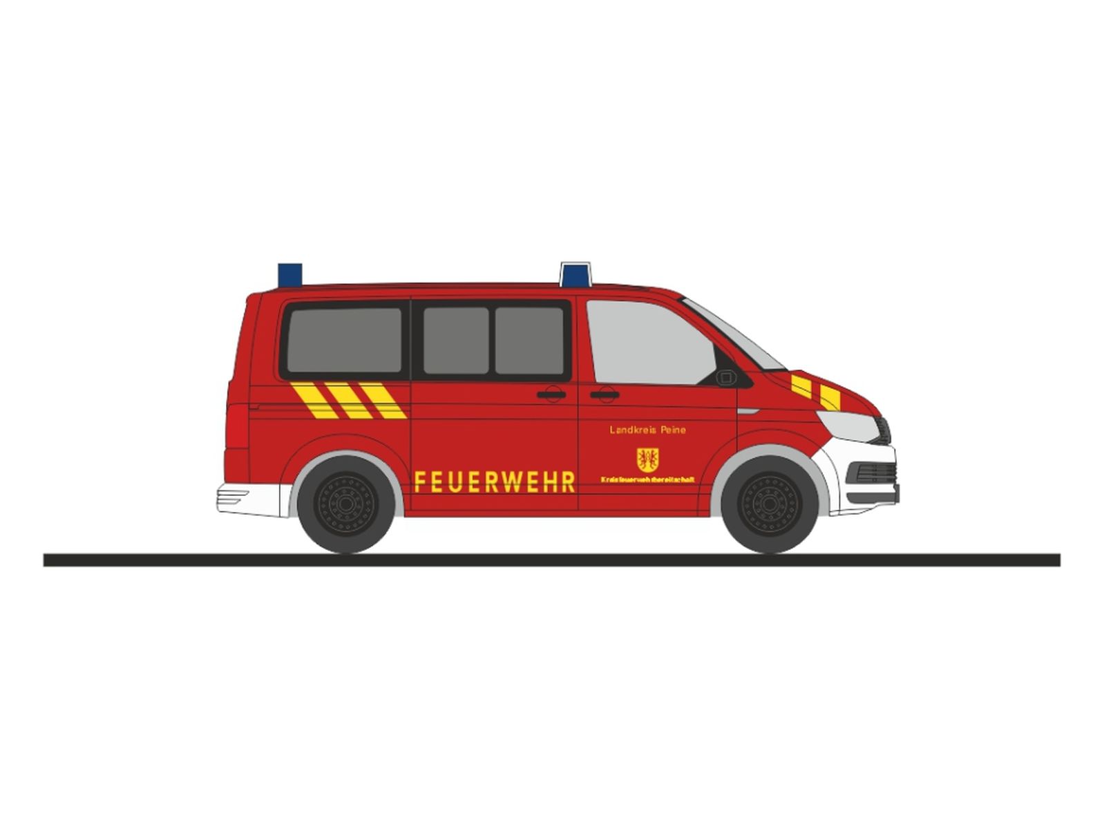 Rietze 53916 - Volkswagen T6 FW Landkreis Peine