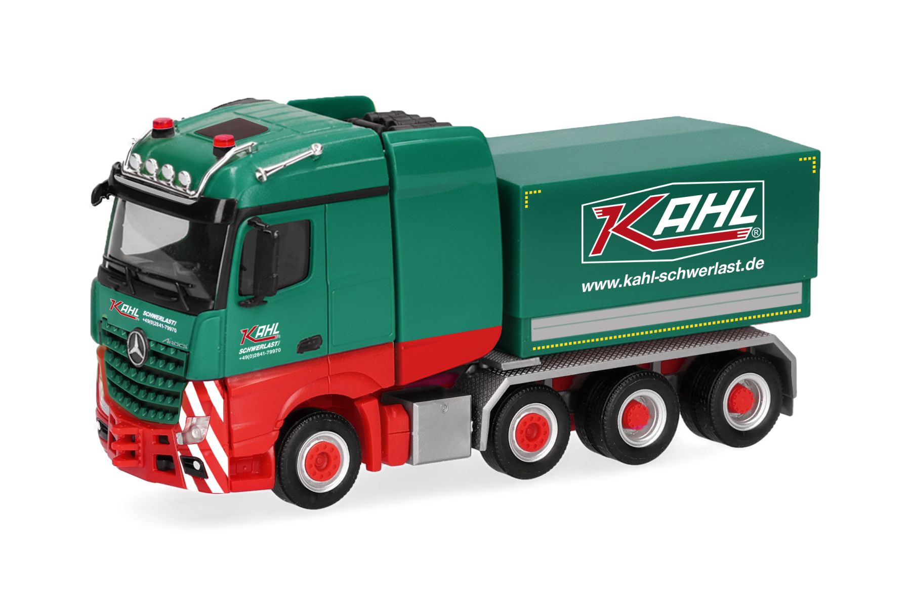 Herpa 322263 - Mercedes-Benz Arocs Schwerlastzugmaschine 4achs "Kahl"