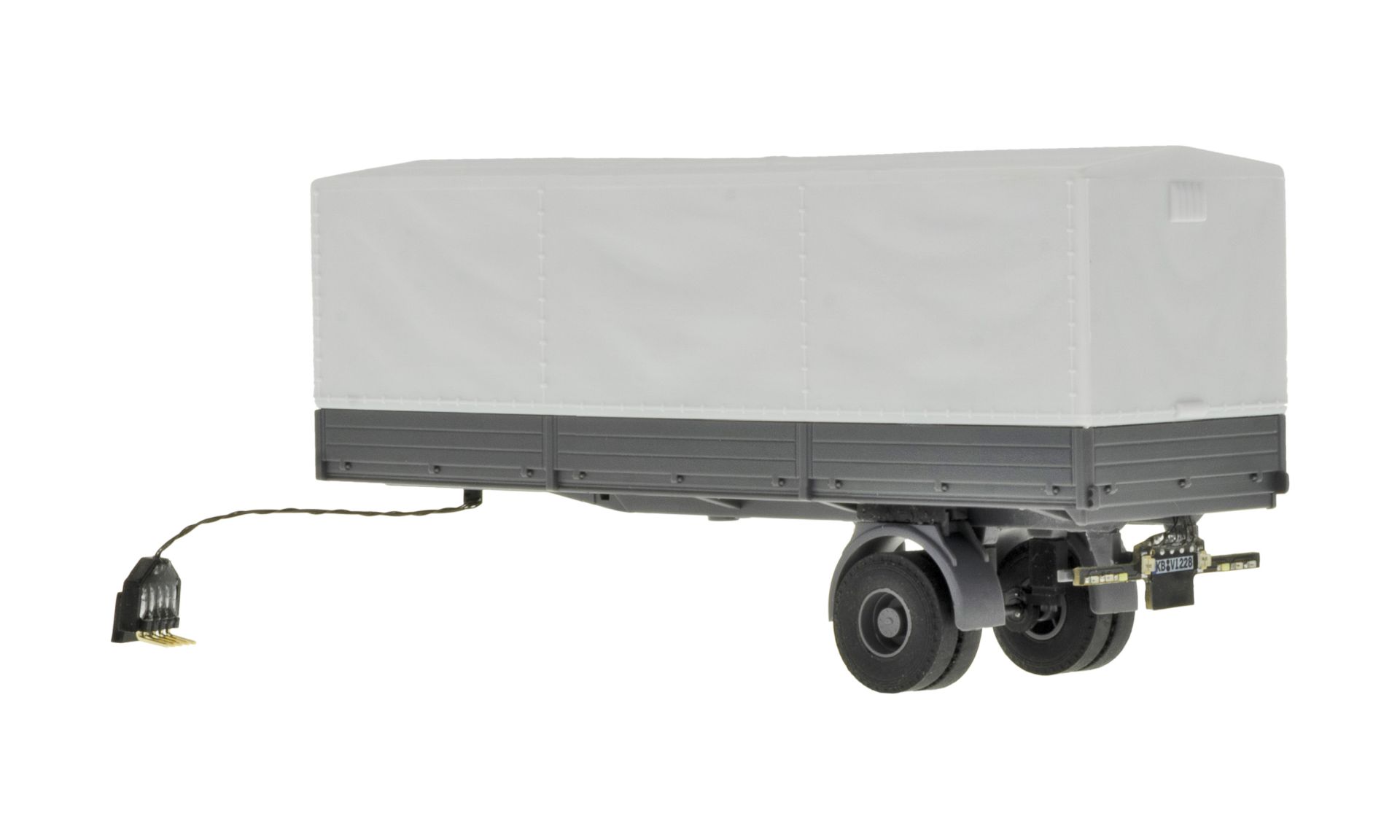 Viessmann 8228 - CarMotion 1-achs Planensattelauflieger