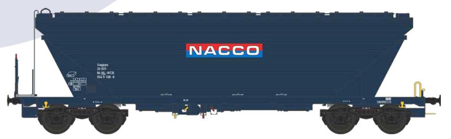 nme 517611 - Getreidesilowagen Uagpps 80m³, NACCO", Ep.VI