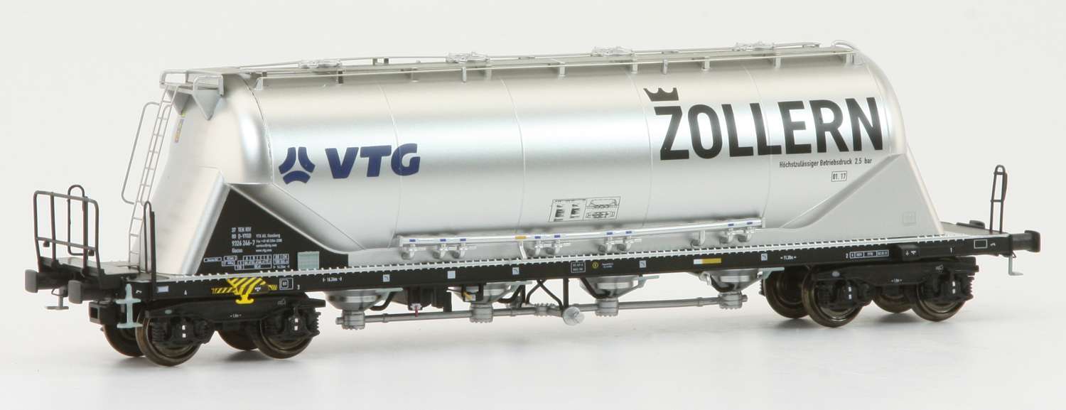 NME 503605 carro silos tipo Uacns VTG - HOLCIM livrea argento NME 503605 carro silos tipo Uacns VTG - HOLCIM livrea argento
