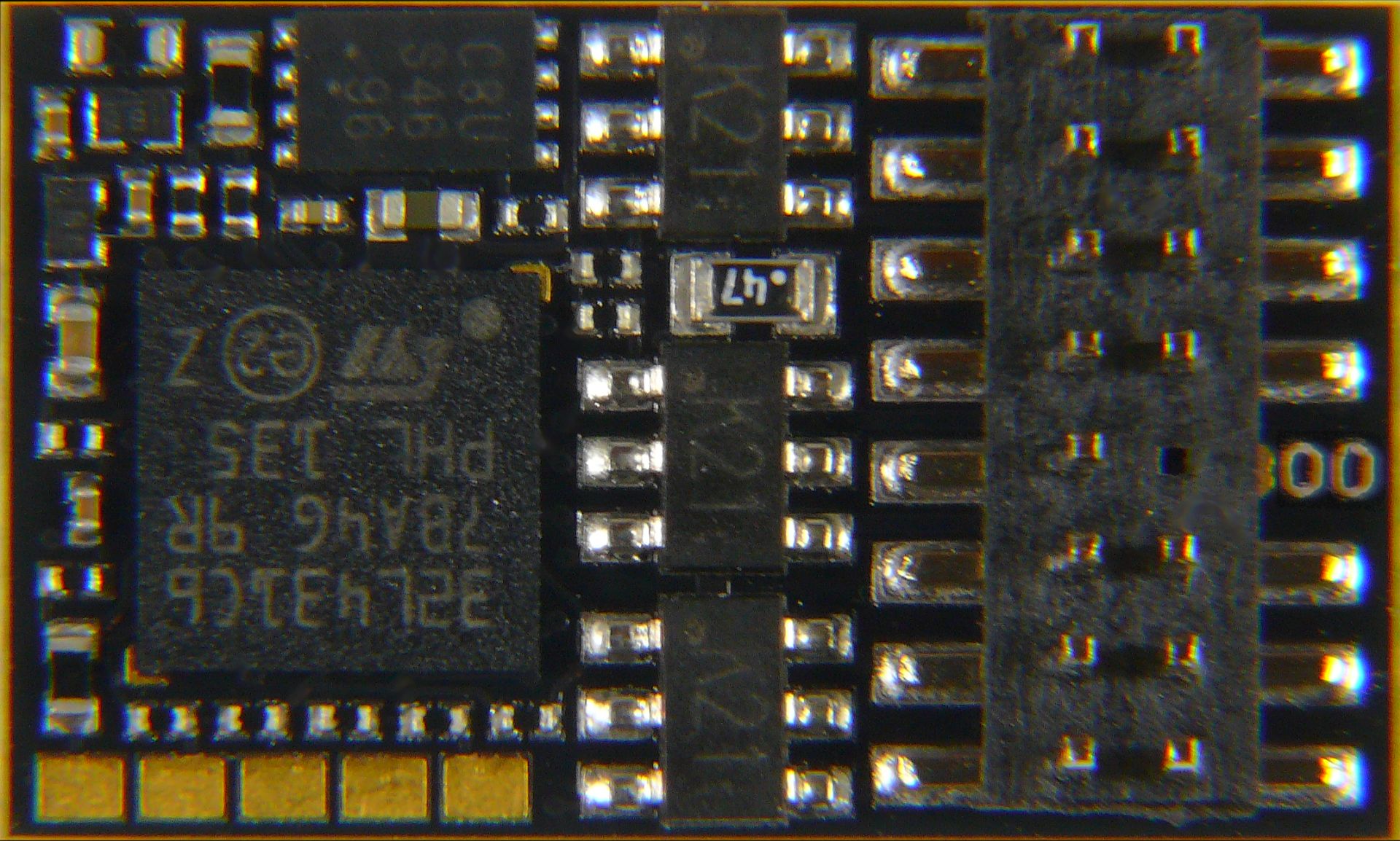 Zimo MN300P16 - Decoder, PluX 16, 17,6 x 10,5 x 3,1 mm, 1 A, 6 FA