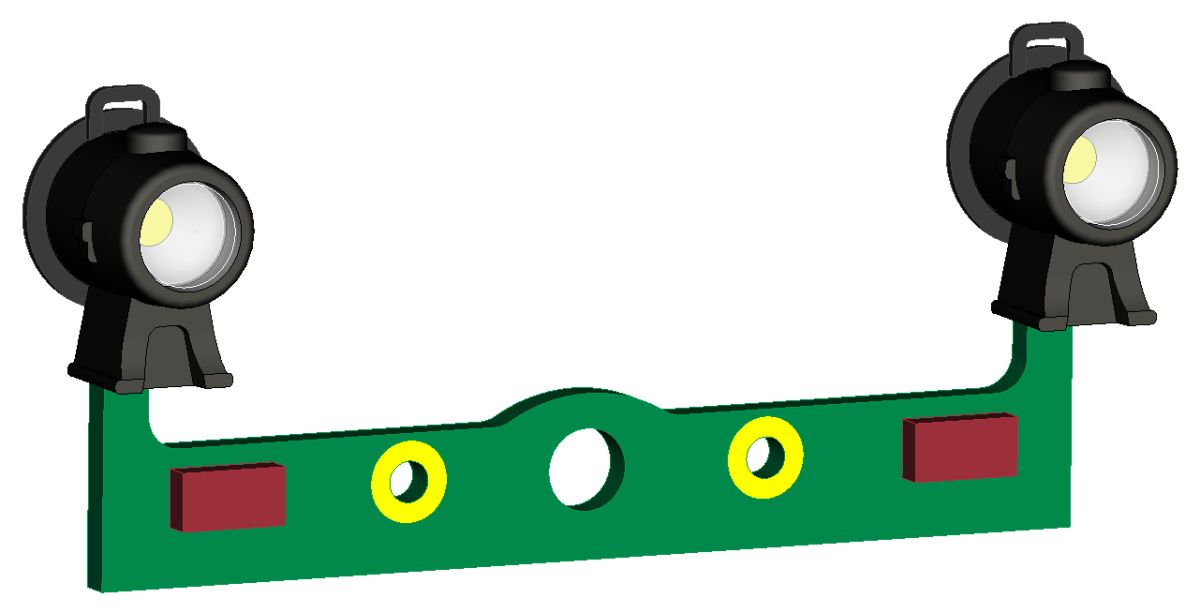 Fischer-Modell 20006120 - Laternen, DB, auf Leiterplatte