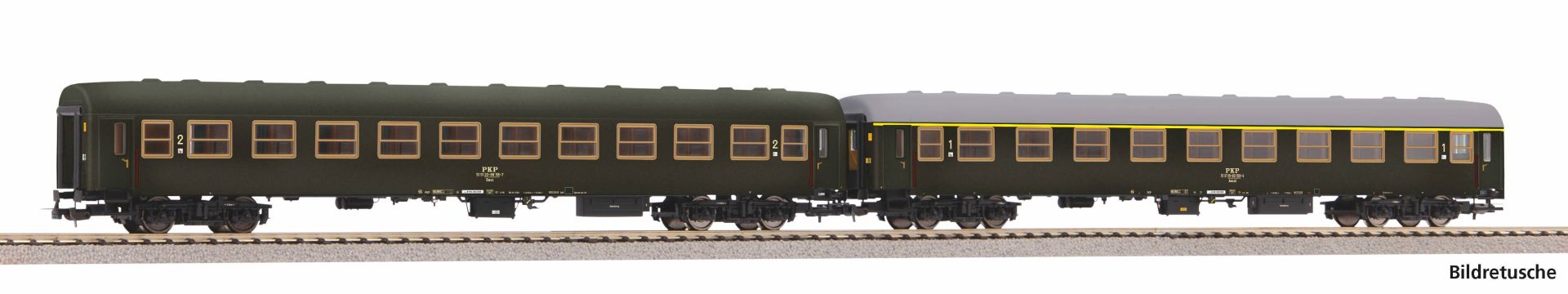 Piko 28321 - 2er Set Personenwagen, PKP, Ep.IV