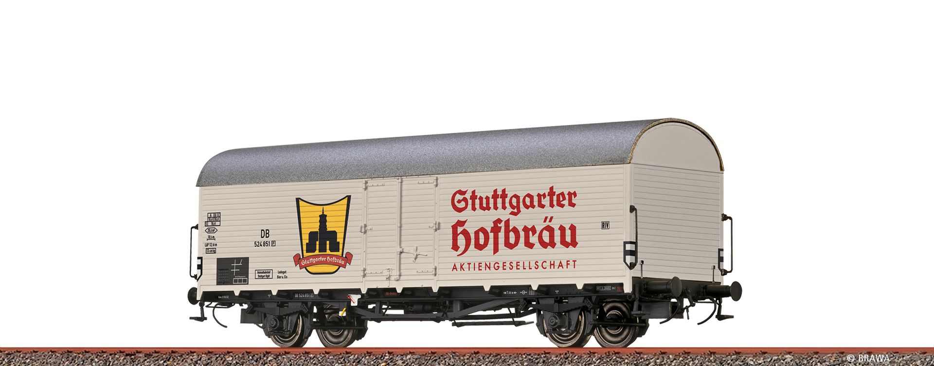 Brawa 50971 - Kühlwagen Tnfhs38 "Stuttgarter Hofbräu", DB, Ep.III