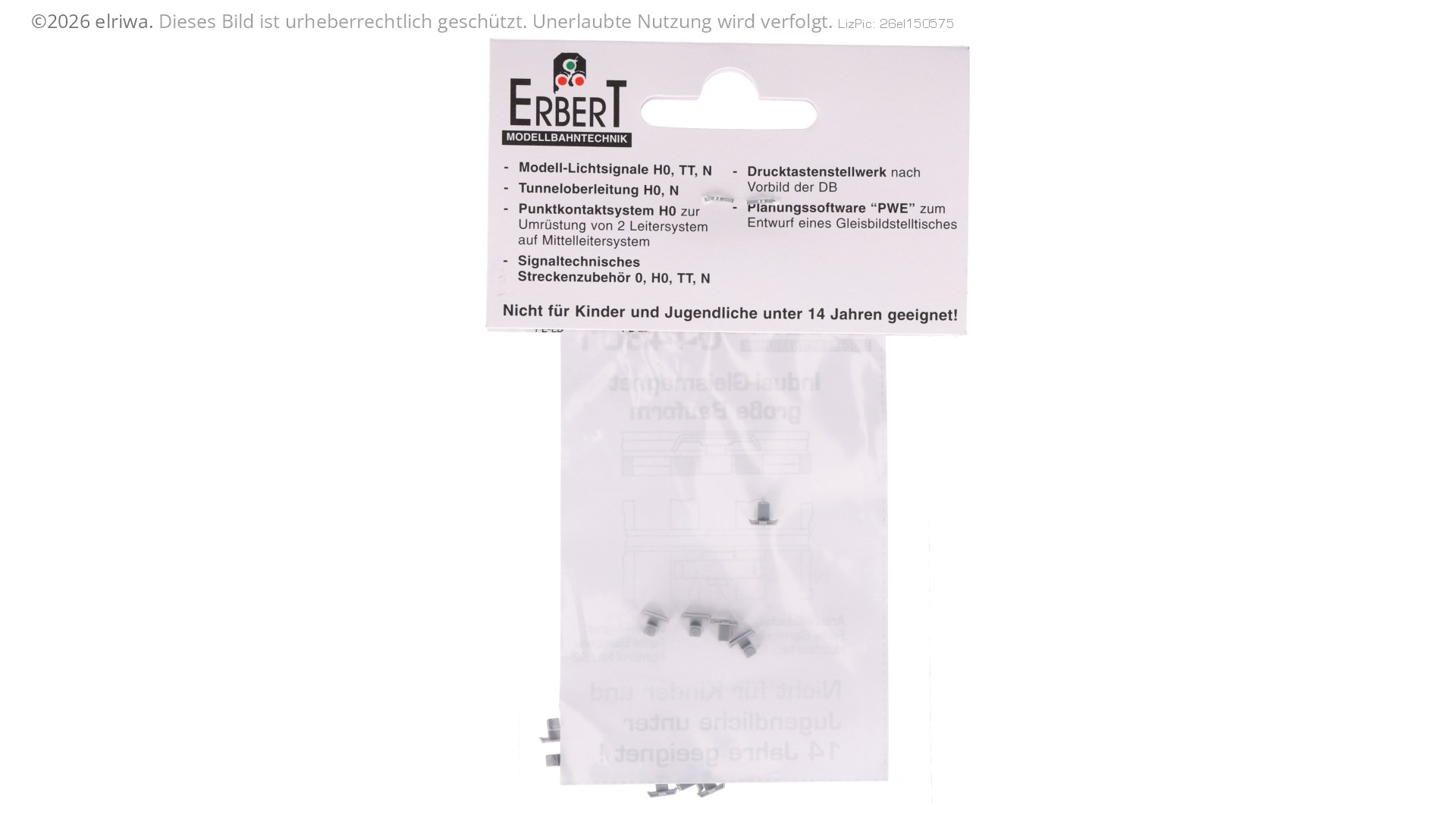 Indusi-Gleismagnet groß, DB-DR, Bausatz, 10 Stück
