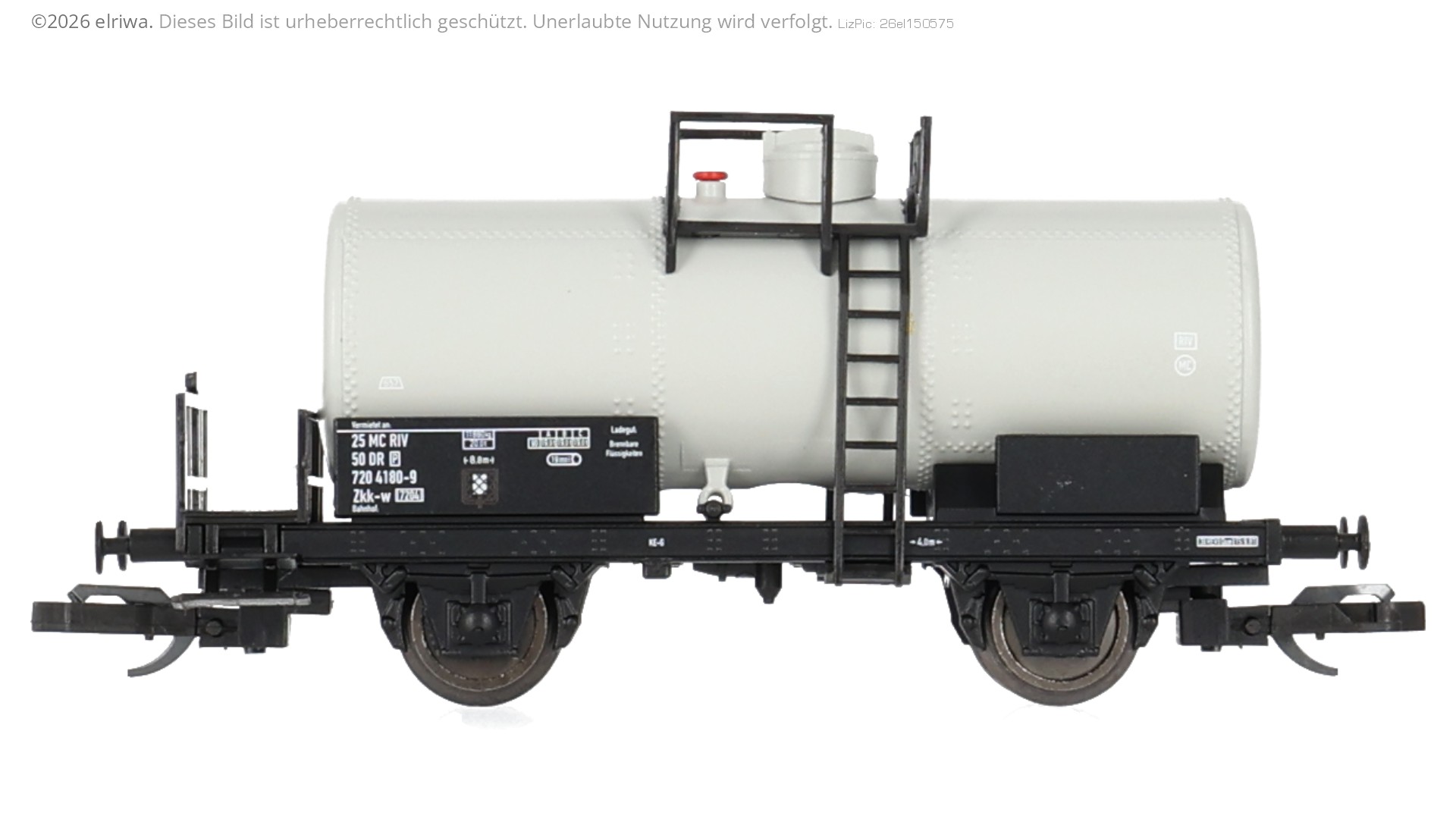 Tillig 502242 - Kesselwagen Zkk-w mit Bremserbühne, DR, Ep.IV