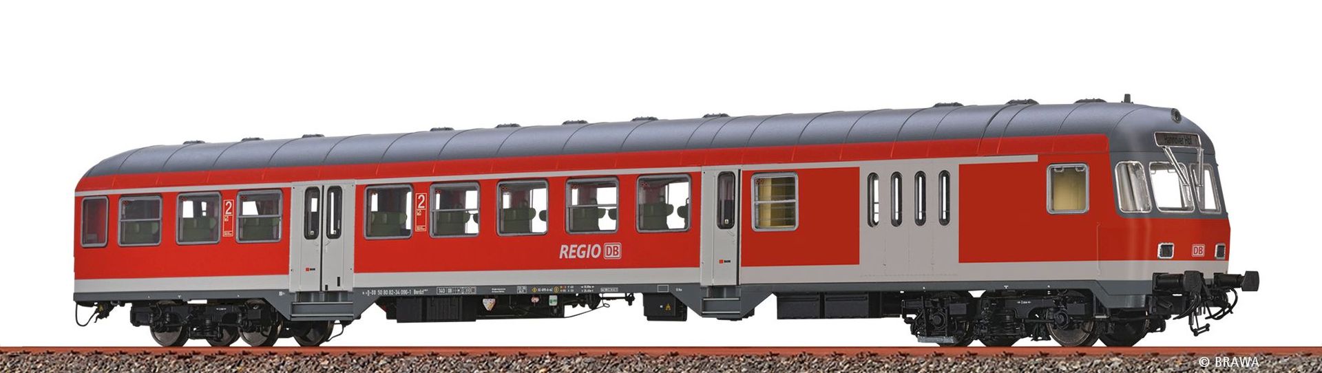 Brawa 46663 - Steuerwagen Bnrdzf 463.0, DBAG, Ep.VI, mit Beleuchtung, AC-Digital