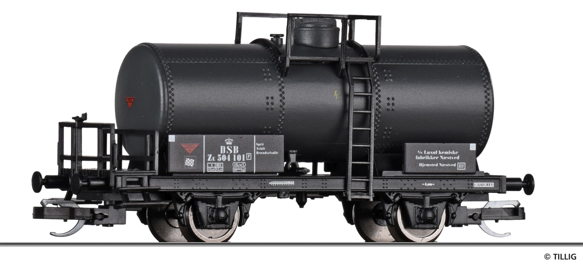 Tillig 95873 - Kesselwagen ZE  'Luxol Kemiske Fabrikker A/S', DSB, Ep.III