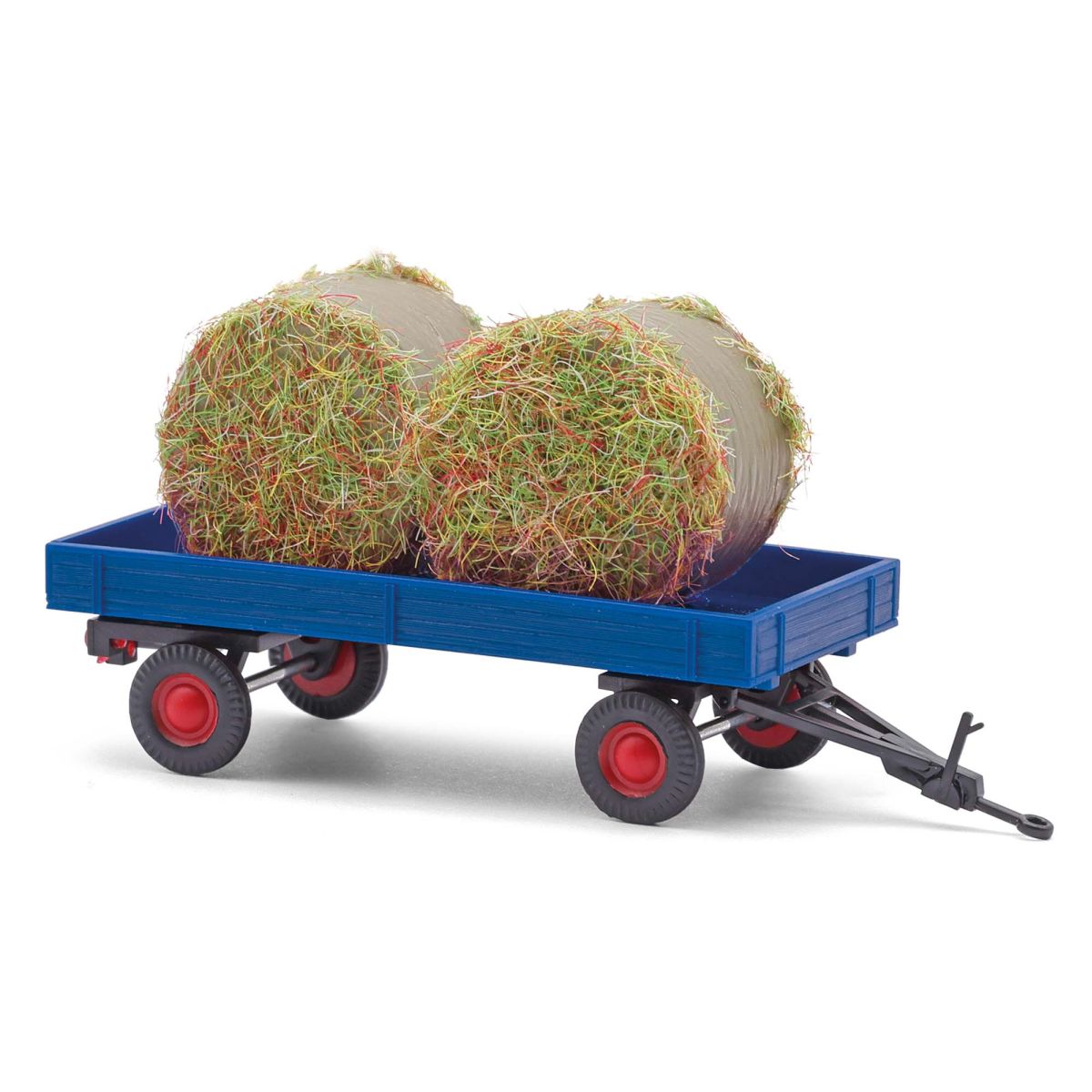 Busch 59975 - Anhänger Gummiwagen mit Heuballen, 1958